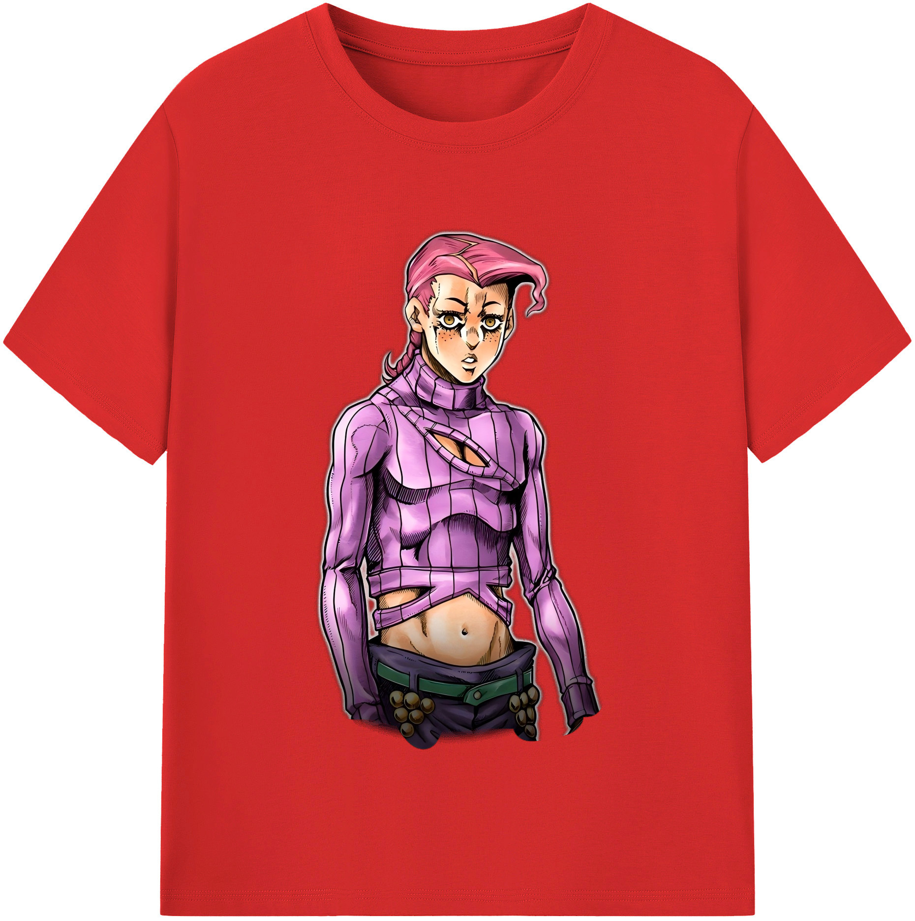 （画像用） ジョジョの奇妙な冒険 ビネガー?ドッピオ JoJo's Bizarre Adventure Vinegar Doppio 綿100％半袖Tシャツ（フロントプリント）