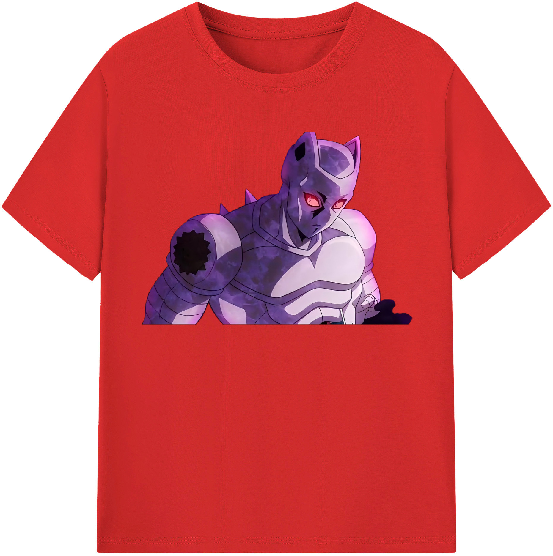 （画像用） ジョジョの奇妙な冒険 きら よしかげ JoJo's Bizarre Adventure Kira Yoshikage 綿100％半袖Tシャツ（フロントプリント）