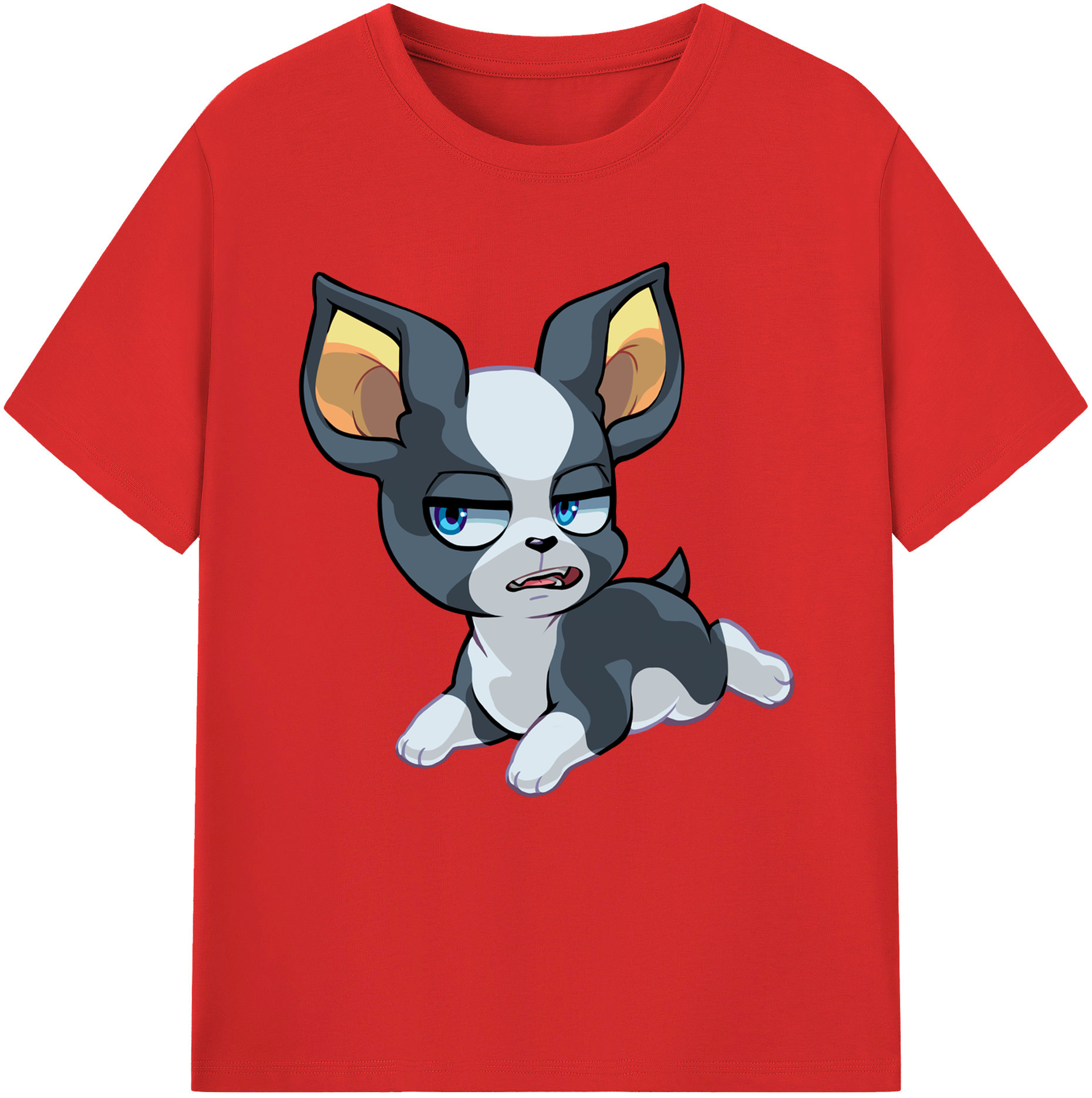 （画像用） ジョジョの奇妙な冒険 イギー JoJo's Bizarre Adventure Iggy 綿100％半袖Tシャツ（フロントプリント）