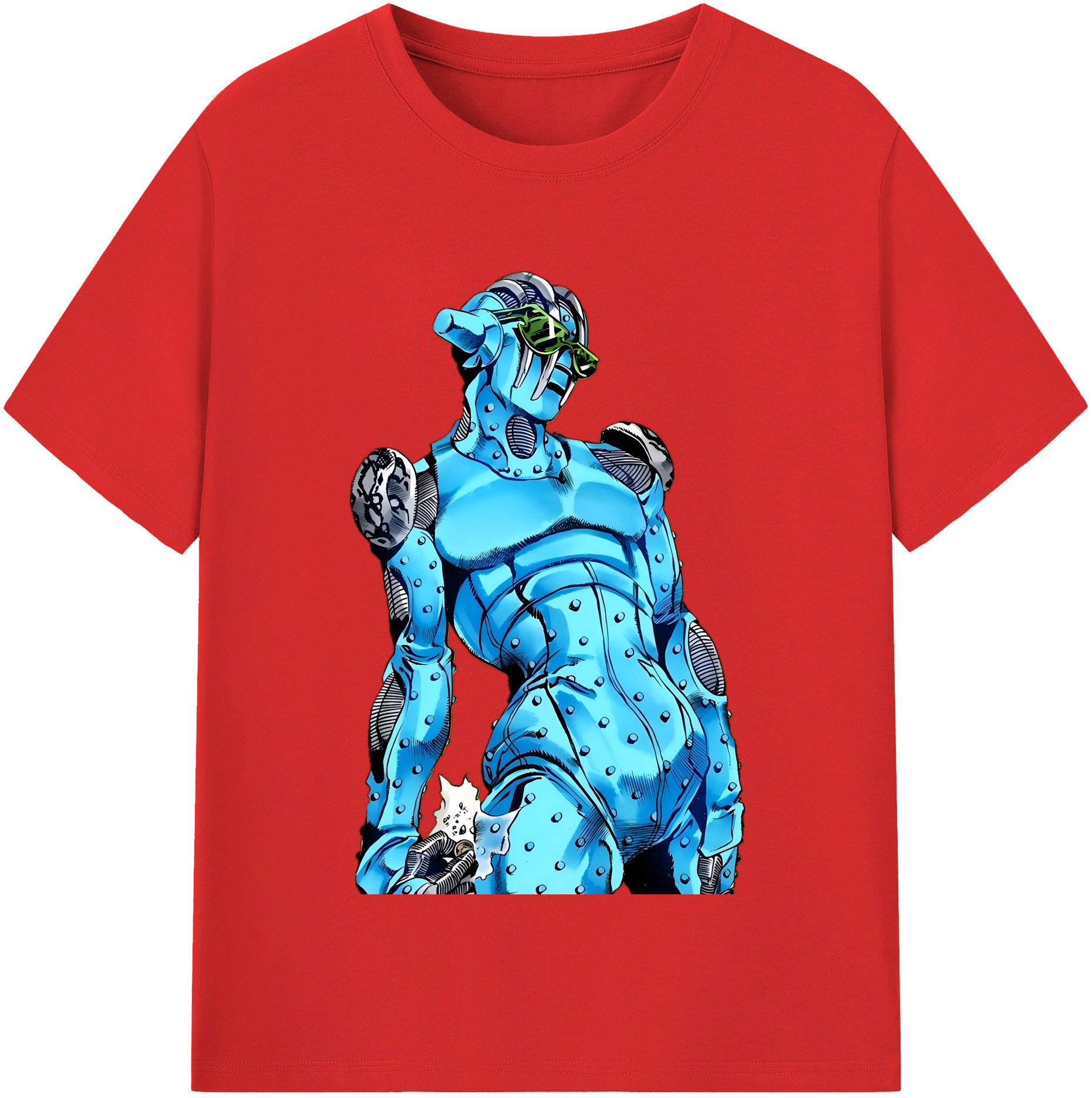 （画像用） ジョジョの奇妙な冒険 JoJo's Bizarre Adventure 綿100％半袖Tシャツ（フロントプリント）