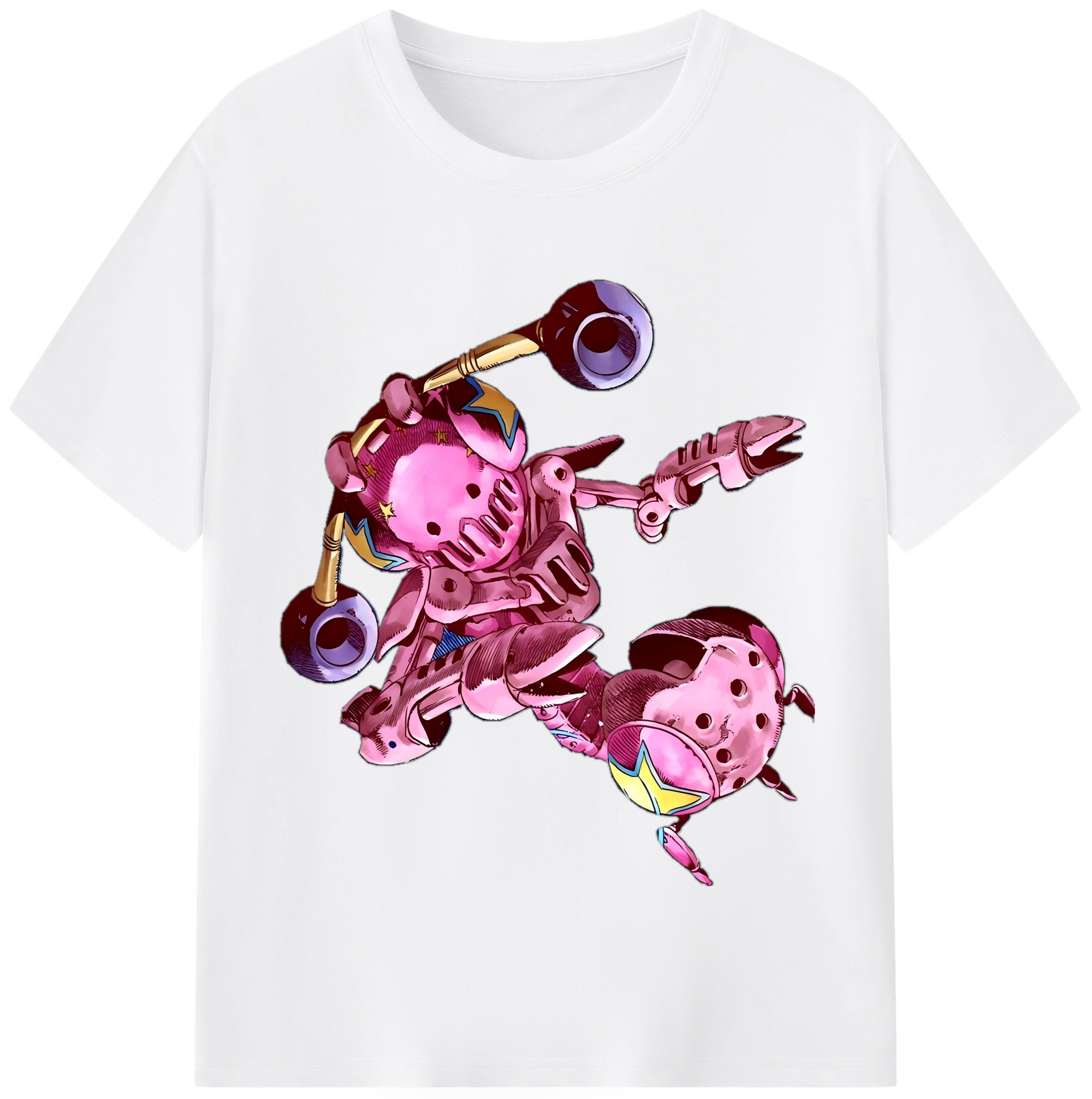 （画像用） ジョジョの奇妙な冒険 ジョナサン?ジョースター JoJo's Bizarre Adventure Jonathan Joestar 綿100％半袖Tシャツ（フロントプリント）