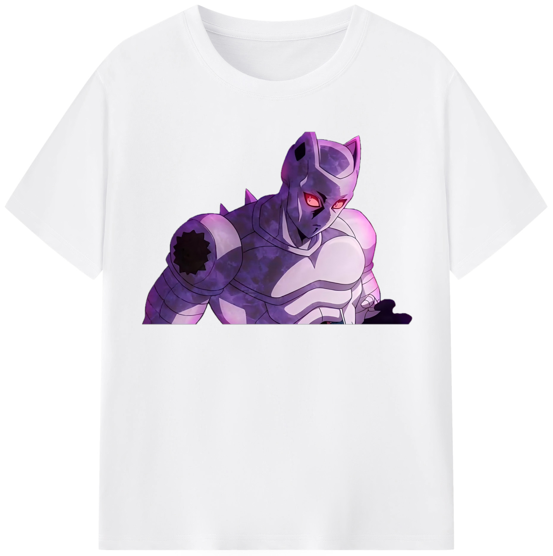 （画像用） ジョジョの奇妙な冒険 きら よしかげ JoJo's Bizarre Adventure Kira Yoshikage 綿100％半袖Tシャツ（フロントプリント）