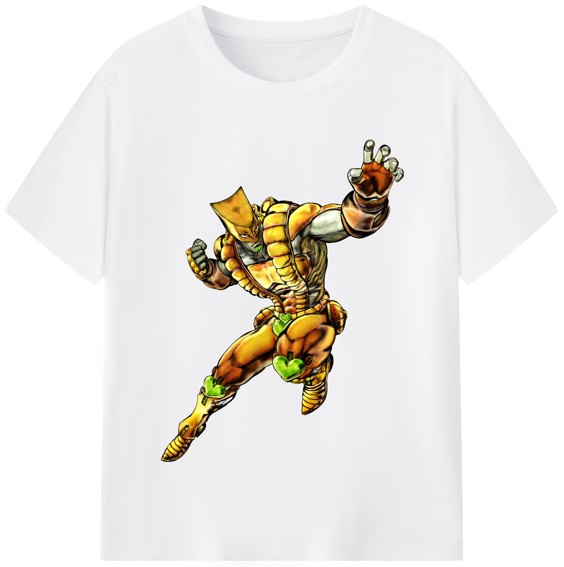 （画像用） ジョジョの奇妙な冒険 ディオ?ブランドー JoJo's Bizarre Adventure Dio Brando 綿100％半袖Tシャツ（フロントプリント）