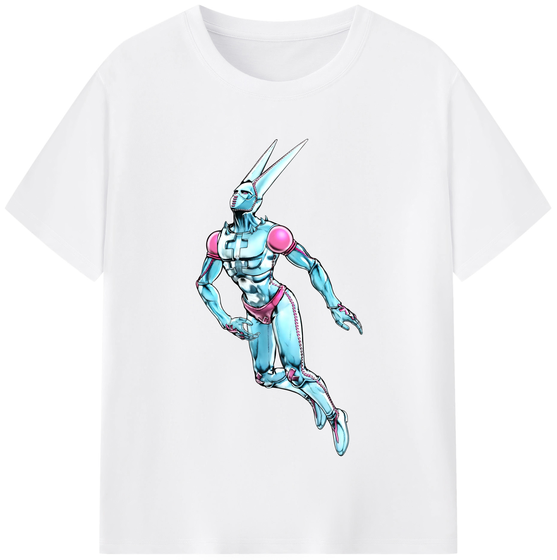 （画像用） ジョジョの奇妙な冒険 JoJo's Bizarre Adventure 綿100％半袖Tシャツ（フロントプリント）