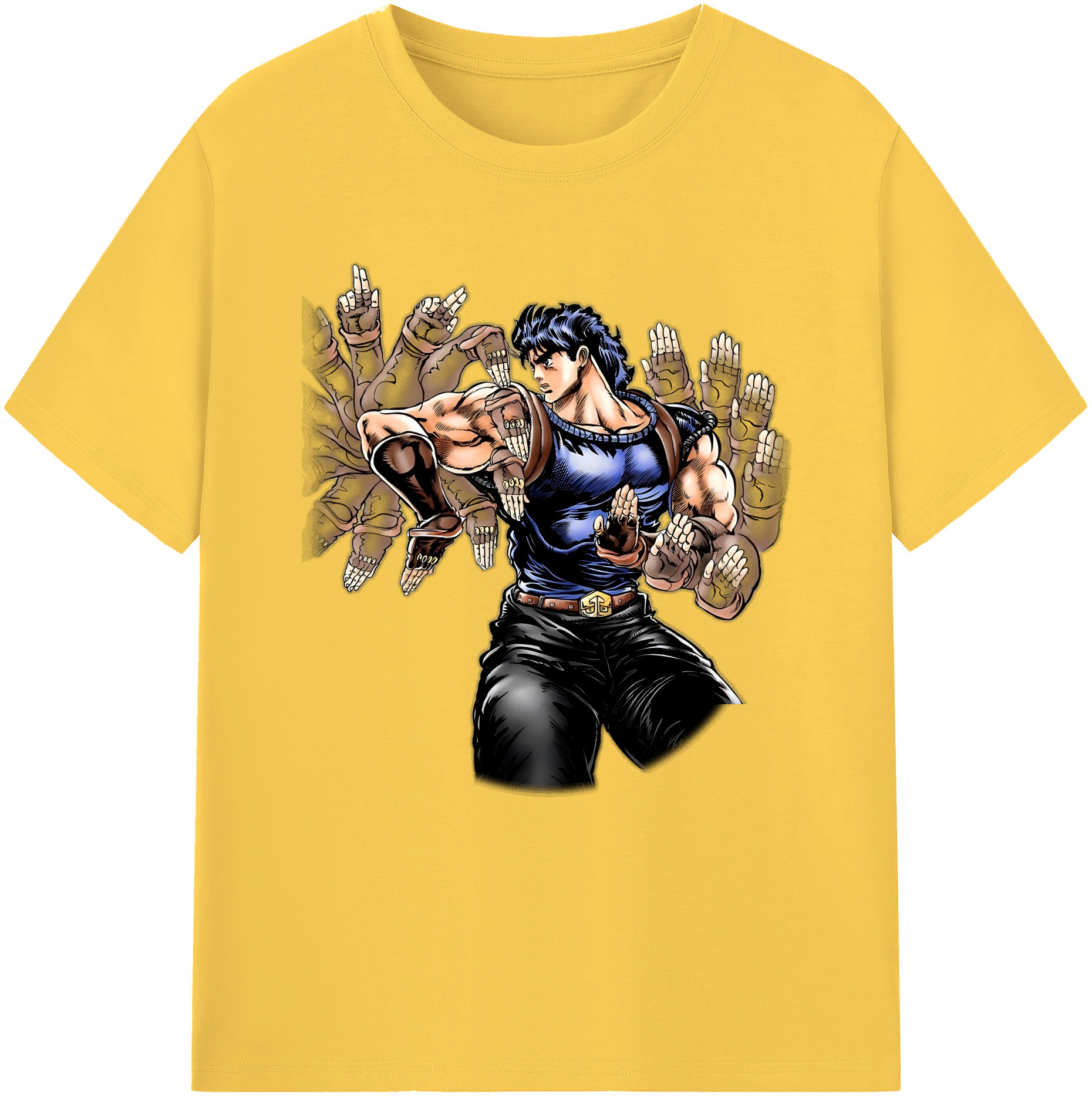 （画像用） ジョジョの奇妙な冒険 /ジョナサン?ジョースター JoJo's Bizarre Adventure Jonathan Joestar 綿100％半袖Tシャツ（フロントプリント）