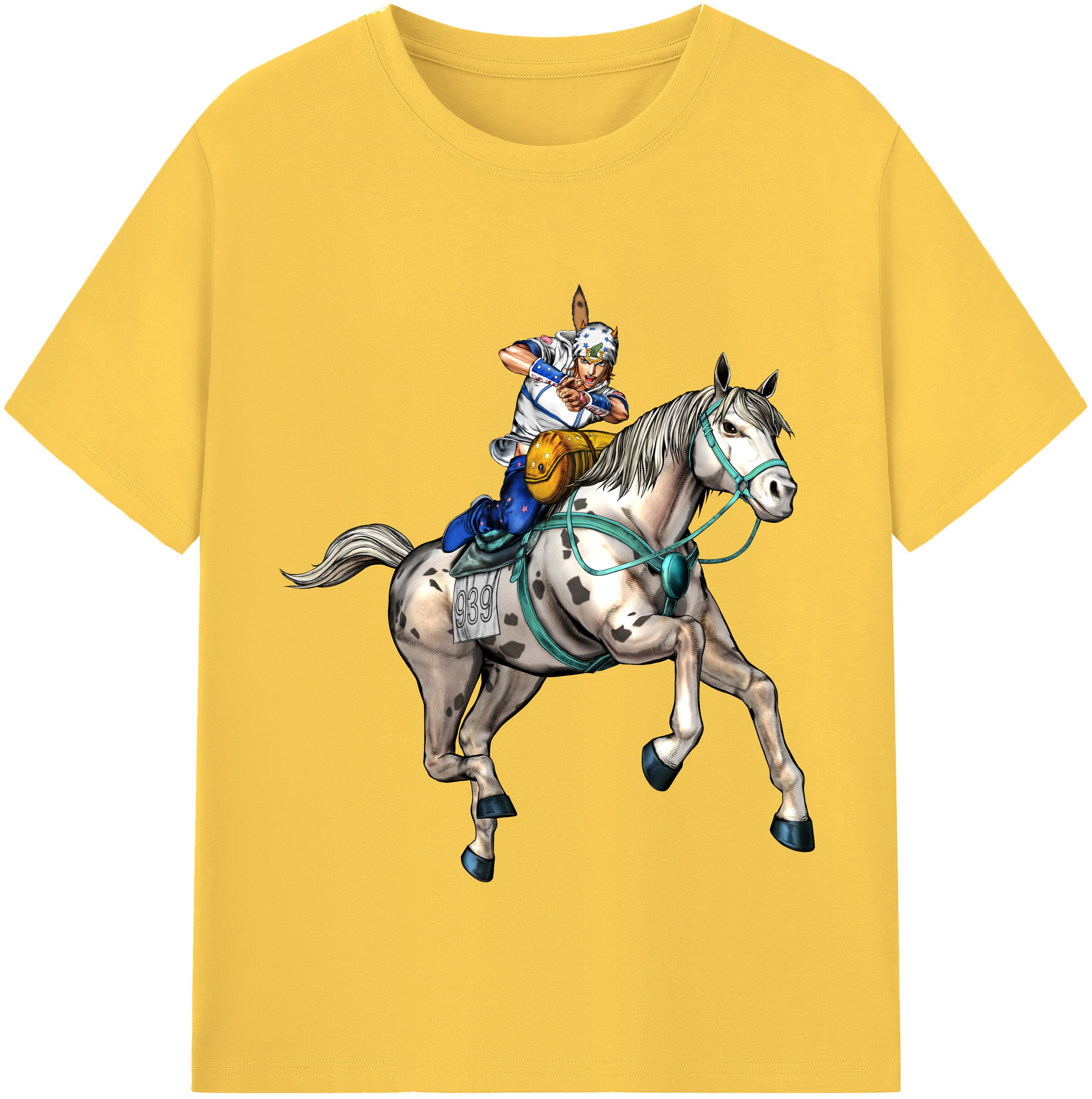 （画像用） ジョジョの奇妙な冒険 ジョナサン?ジョースター JoJo's Bizarre Adventure Jonathan Joestar 綿100％半袖Tシャツ（フロントプリント）