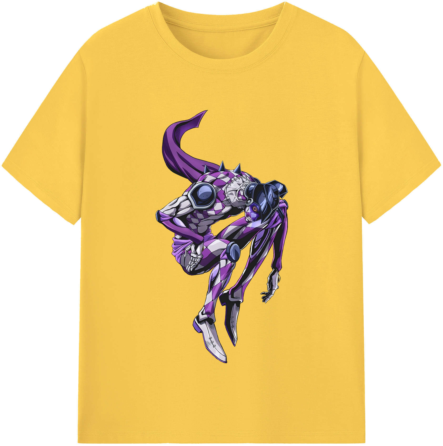 （画像用） ジョジョの奇妙な冒険 パンナコッタ?フー JoJo's Bizarre Adventure Pannacotta Fugo 綿100％半袖Tシャツ（フロントプリント）