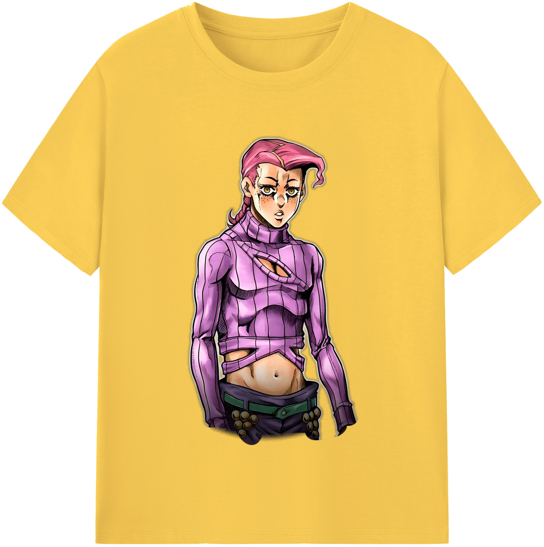（画像用） ジョジョの奇妙な冒険 ビネガー?ドッピオ JoJo's Bizarre Adventure Vinegar Doppio 綿100％半袖Tシャツ（フロントプリント）