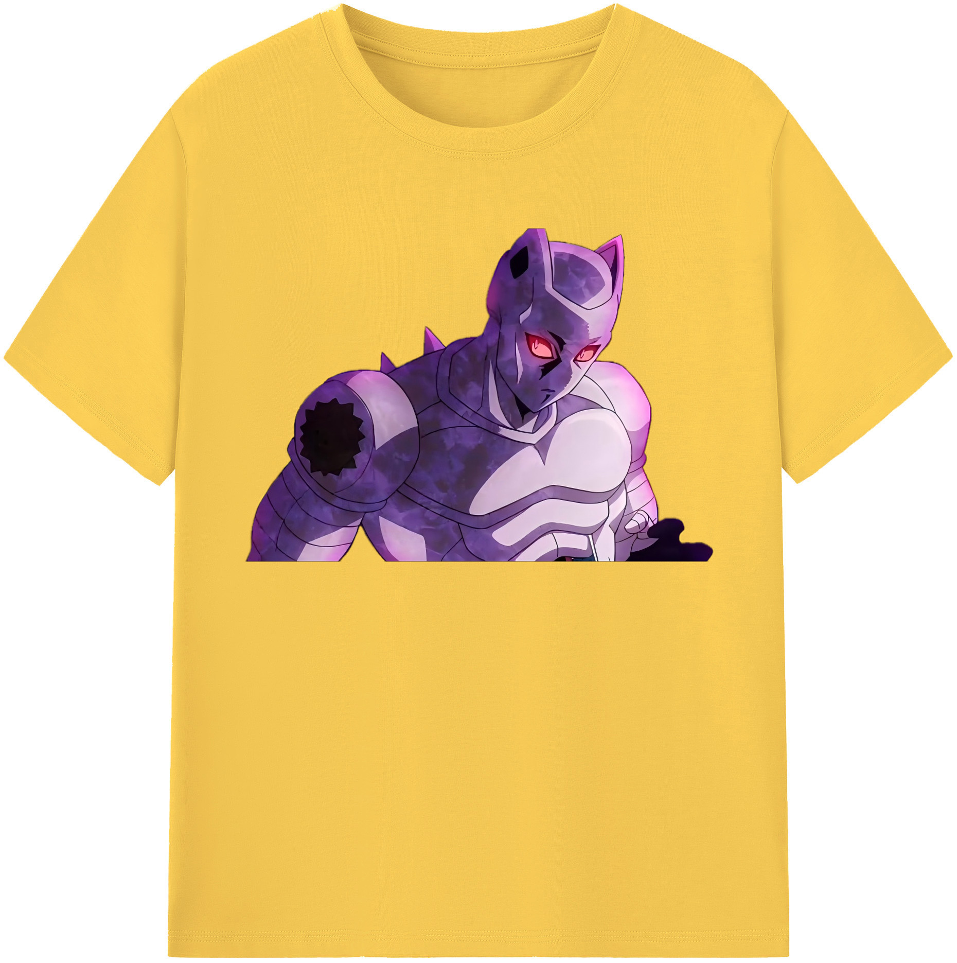 （画像用） ジョジョの奇妙な冒険 きら よしかげ JoJo's Bizarre Adventure Kira Yoshikage 綿100％半袖Tシャツ（フロントプリント）