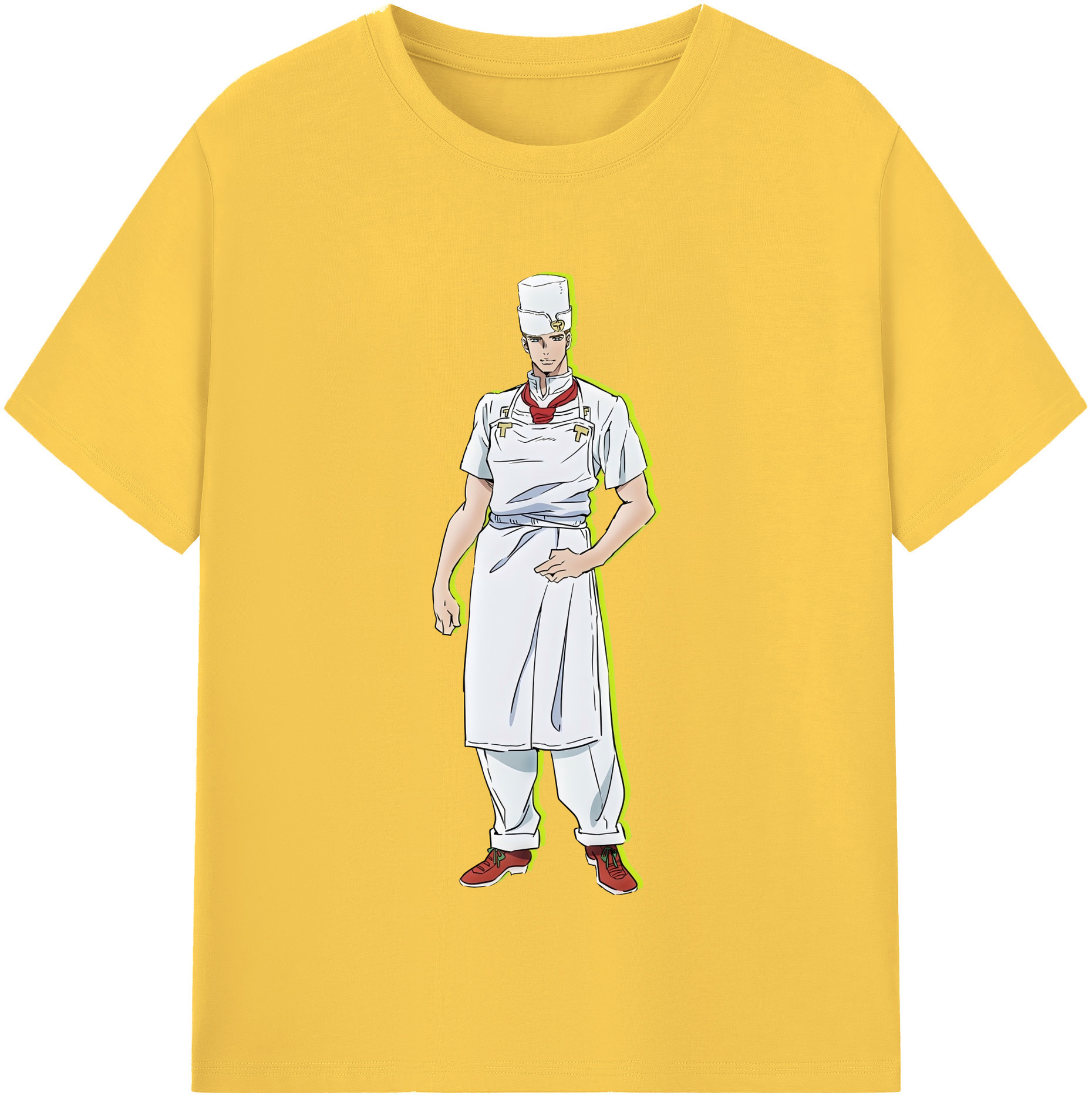 （画像用） ジョジョの奇妙な冒険 Tonio Trussardi JoJo's Bizarre Adventure トニオ?トラッサルディ 綿100％半袖Tシャツ（フロントプリント）