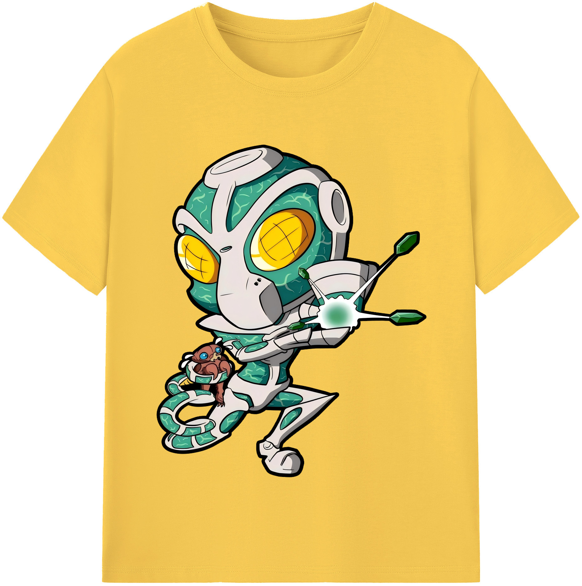 （画像用） ジョジョの奇妙な冒険 花京院 典明（かきょういん のりあき） JoJo's Bizarre Adventure Kakyoin Noriaki 綿100％半袖Tシャツ（フロントプリント）
