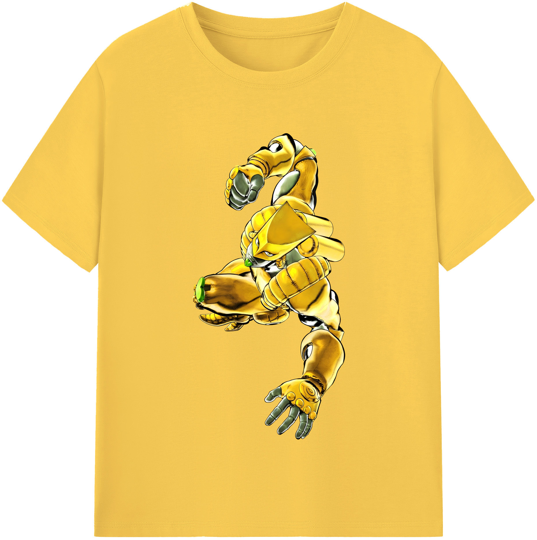 （画像用） ジョジョの奇妙な冒険 ディオ?ブランドー JoJo's Bizarre Adventure Dio Brando 綿100％半袖Tシャツ（フロントプリント）
