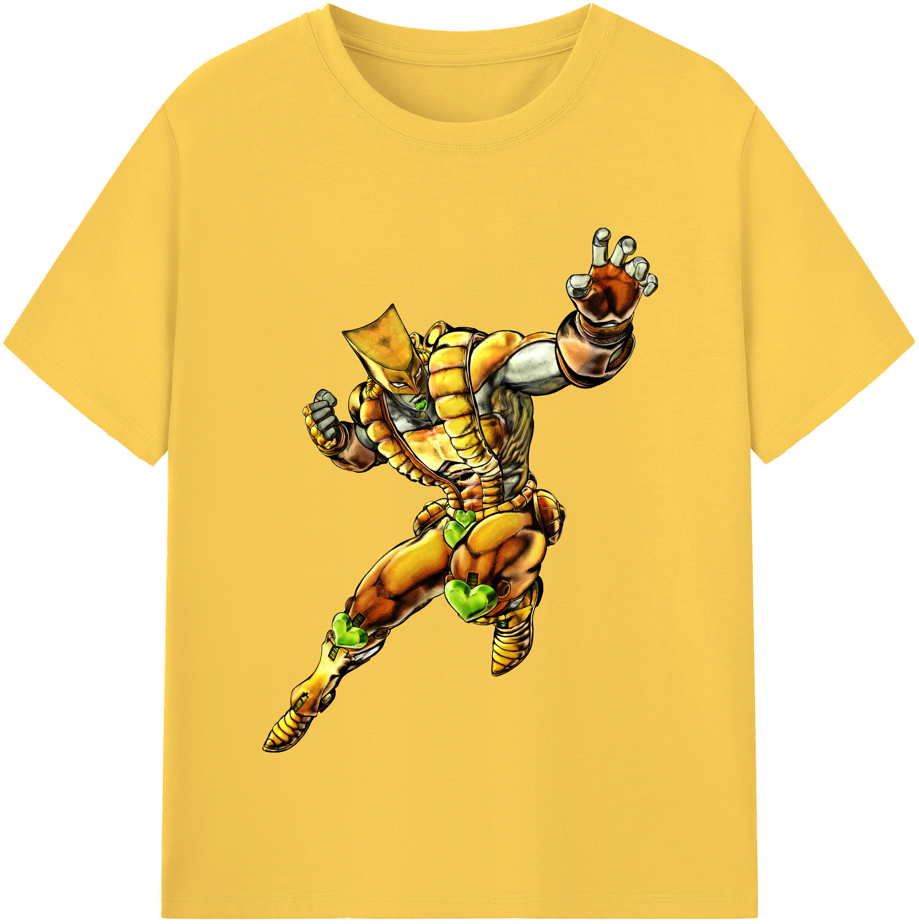 （画像用） ジョジョの奇妙な冒険 ディオ?ブランドー JoJo's Bizarre Adventure Dio Brando 綿100％半袖Tシャツ（フロントプリント）