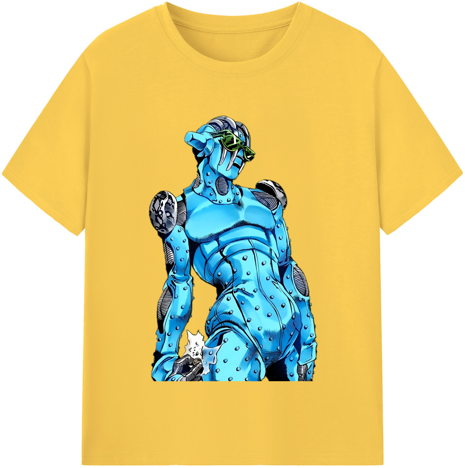 （画像用） ジョジョの奇妙な冒険 JoJo's Bizarre Adventure 綿100％半袖Tシャツ（フロントプリント）