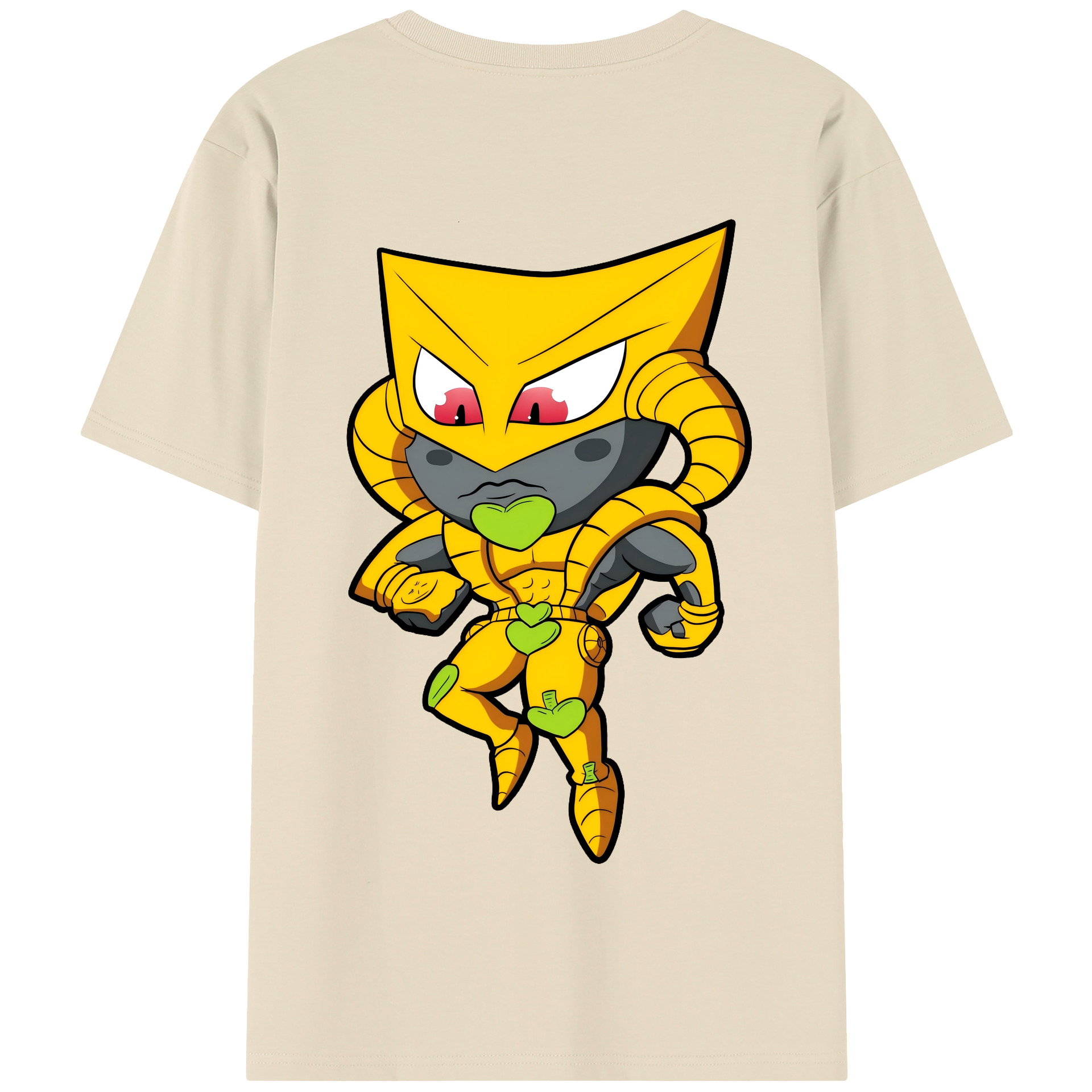 （画像用） ジョジョの奇妙な冒険 ディオ?ブランドー JoJo's Bizarre Adventure Dio Brando 綿100％半袖Tシャツ（背面プリント）