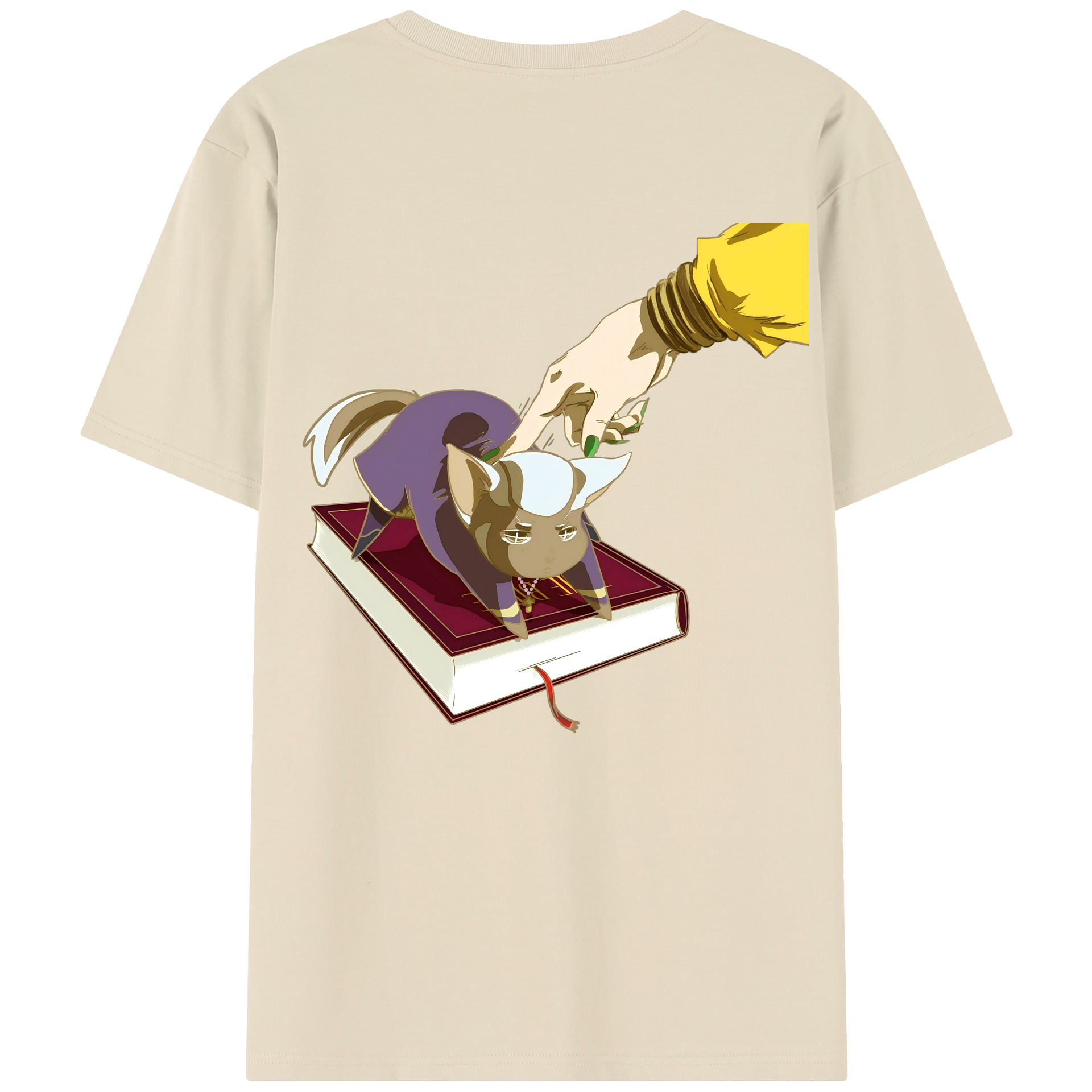 （画像用） ジョジョの奇妙な冒険 JoJo's Bizarre Adventure 綿100％半袖Tシャツ（背面プリント）