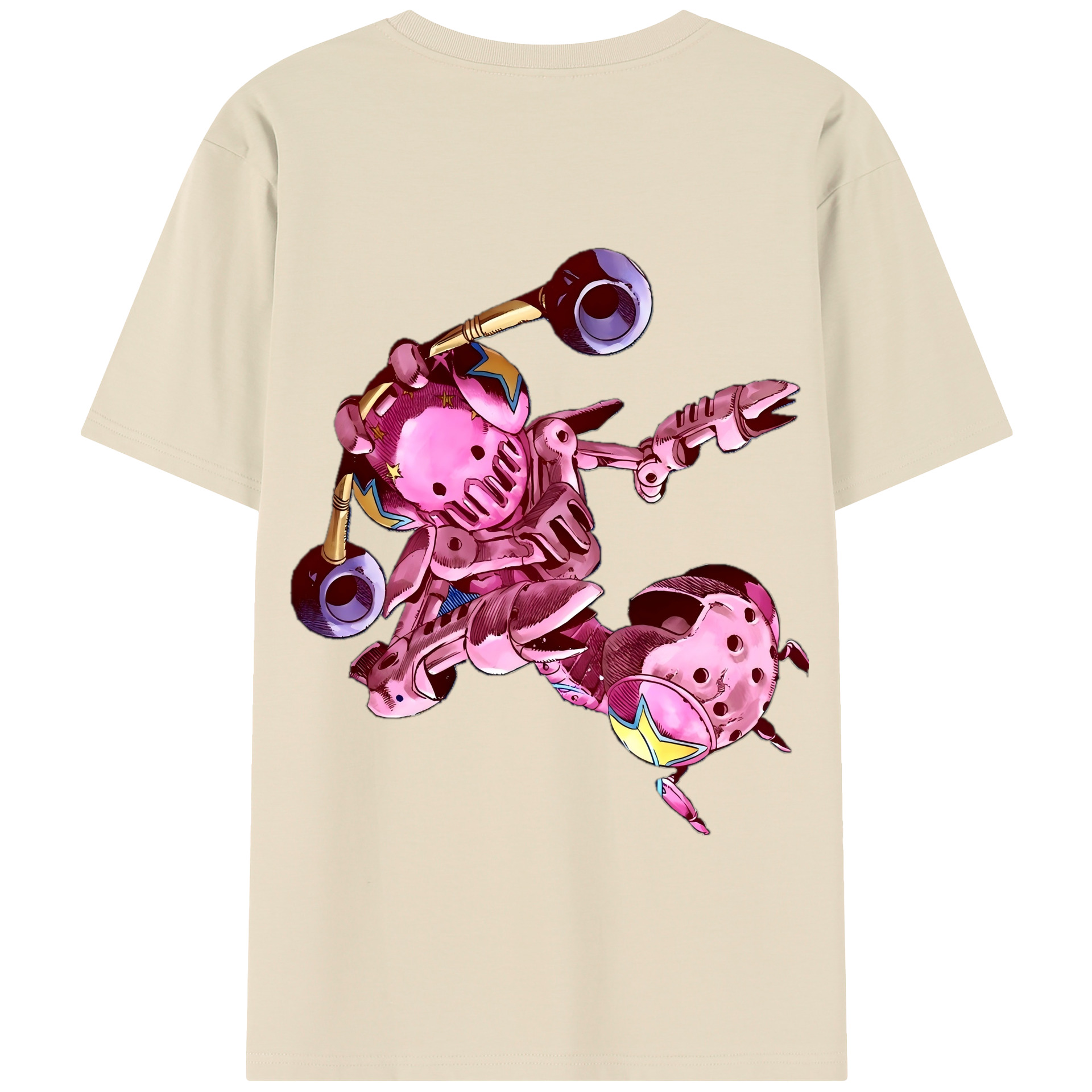 （画像用） ジョジョの奇妙な冒険 ジョナサン?ジョースター JoJo's Bizarre Adventure Jonathan Joestar 綿100％半袖Tシャツ（背面プリント）