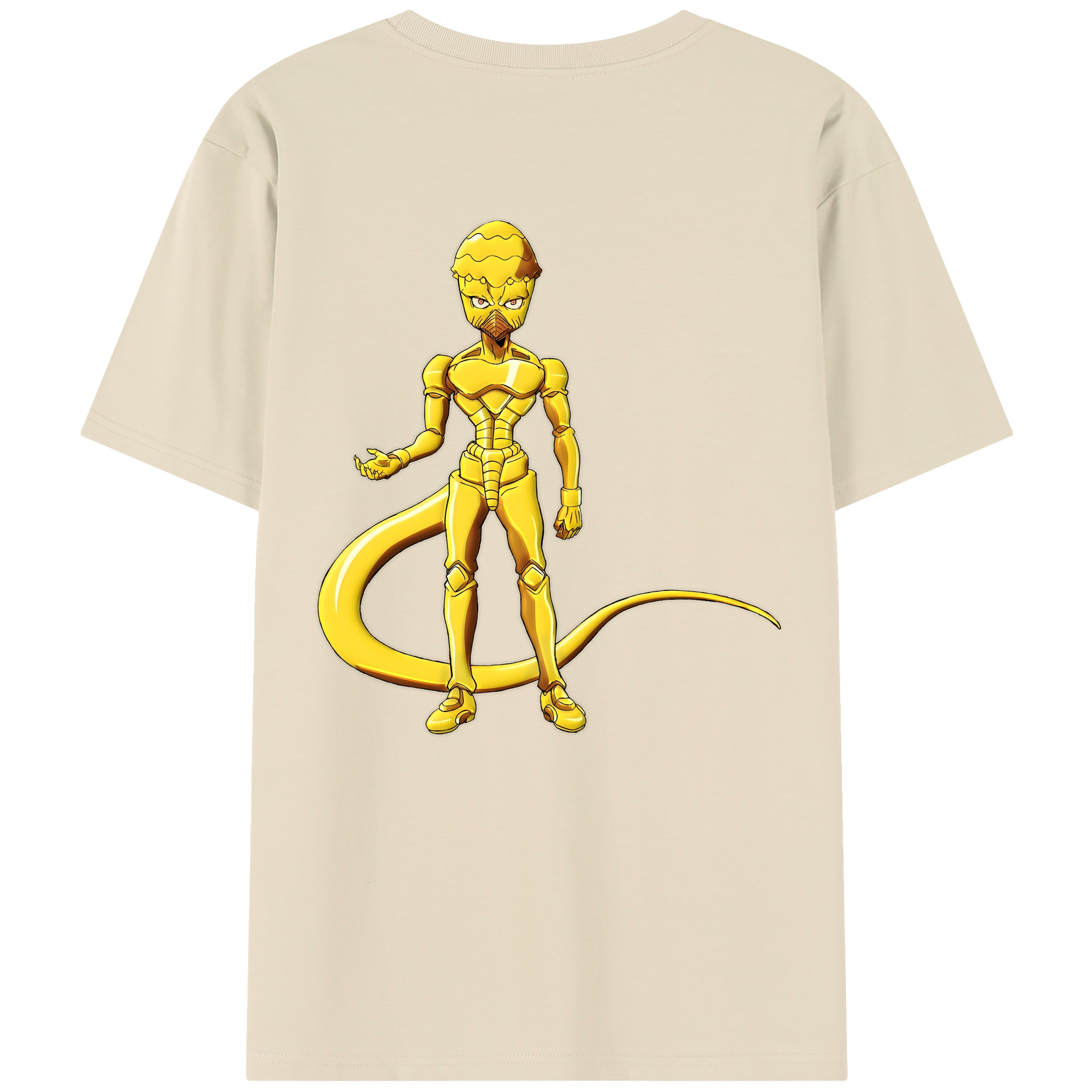（画像用） ジョジョの奇妙な冒険 おといし あきら JoJo's Bizarre Adventure Akira Otoishi 綿100％半袖Tシャツ（背面プリント）