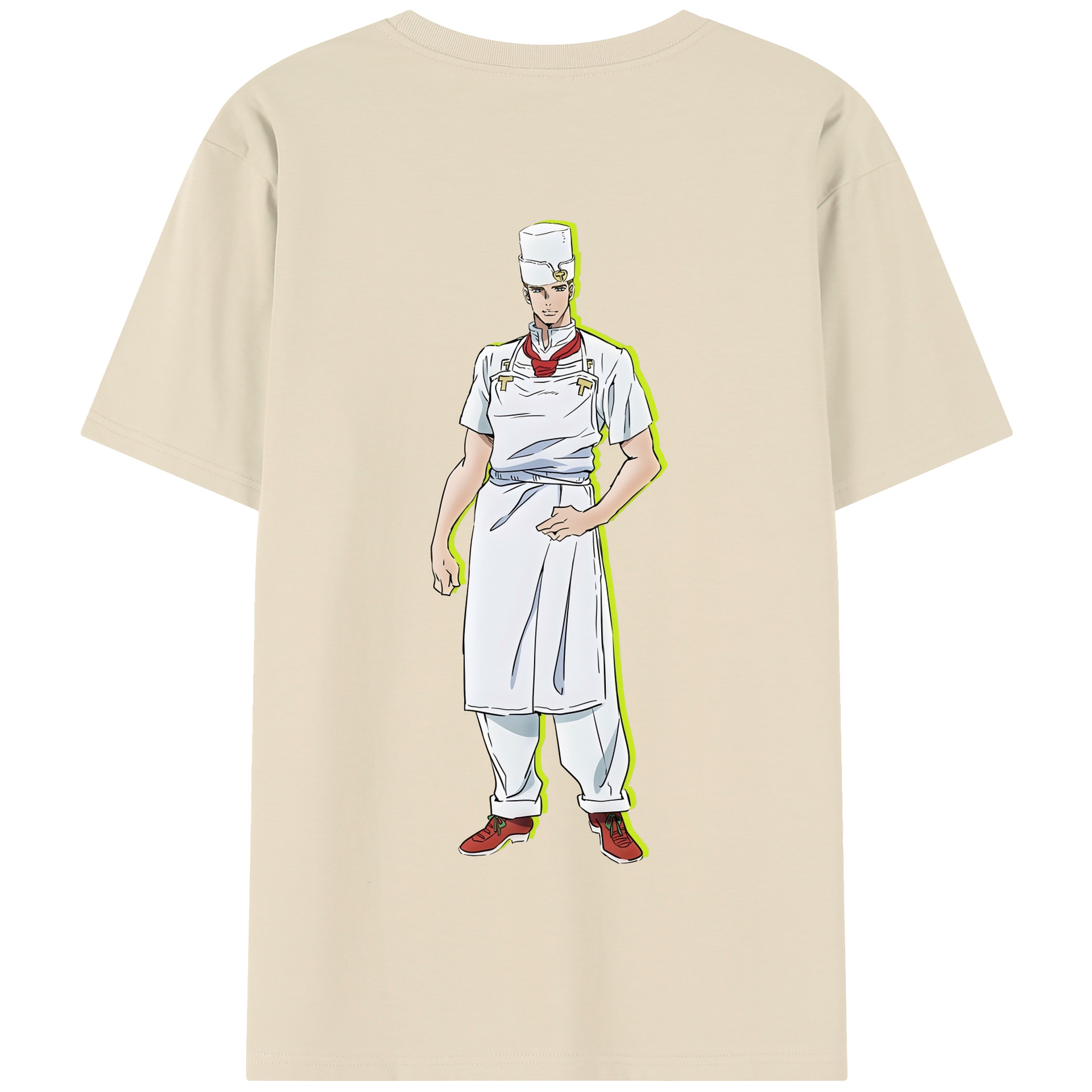 （画像用） ジョジョの奇妙な冒険 Tonio Trussardi JoJo's Bizarre Adventure トニオ?トラッサルディ 綿100％半袖Tシャツ（背面プリント）