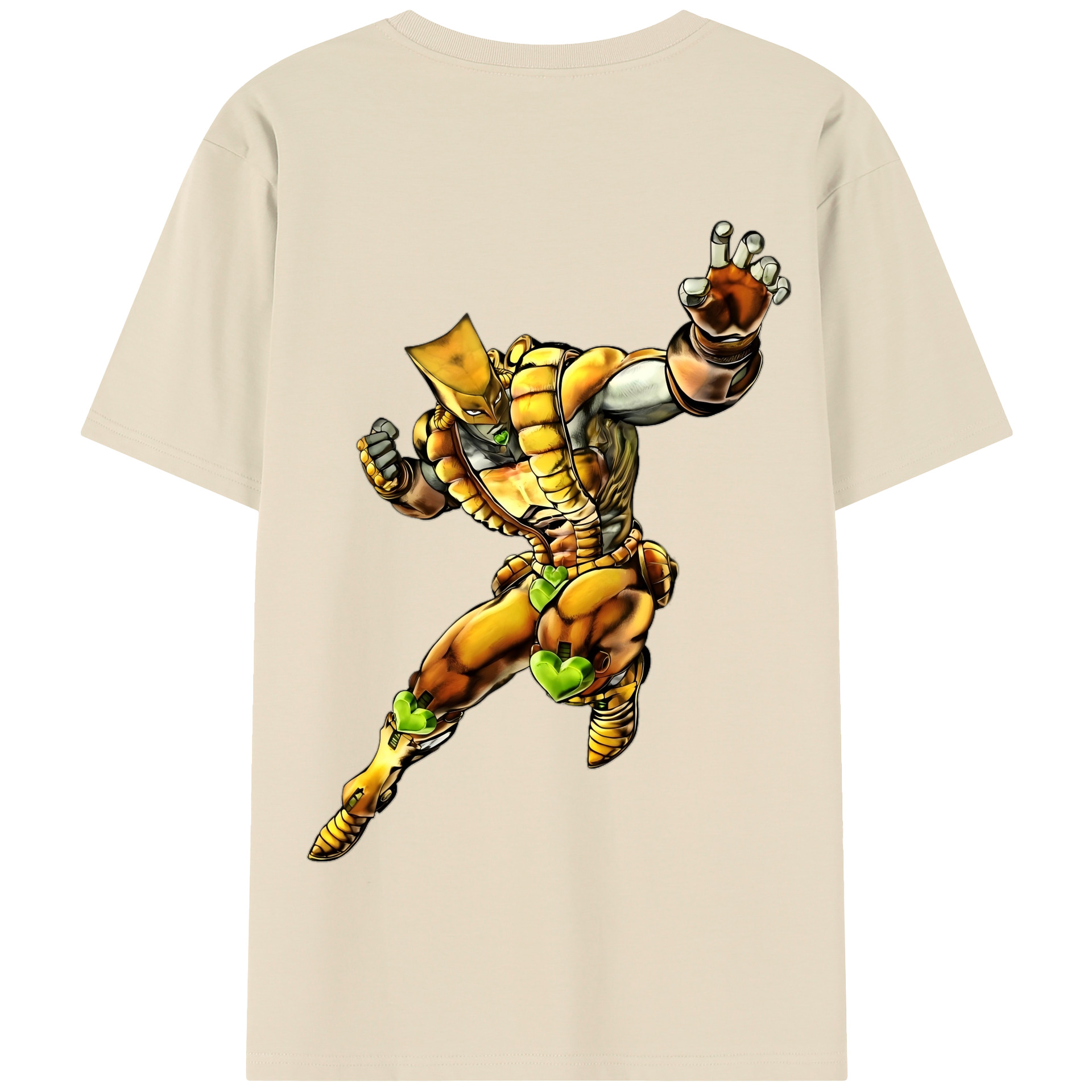 （画像用） ジョジョの奇妙な冒険 ディオ?ブランドー JoJo's Bizarre Adventure Dio Brando 綿100％半袖Tシャツ（背面プリント）