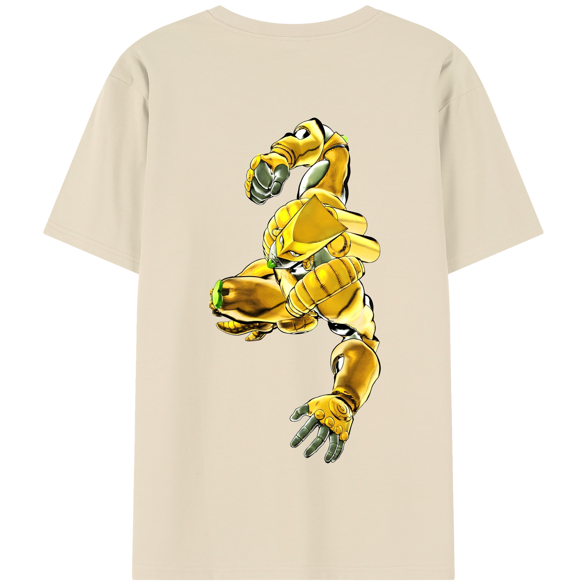（画像用） ジョジョの奇妙な冒険 ディオ?ブランドー JoJo's Bizarre Adventure Dio Brando 綿100％半袖Tシャツ（背面プリント）