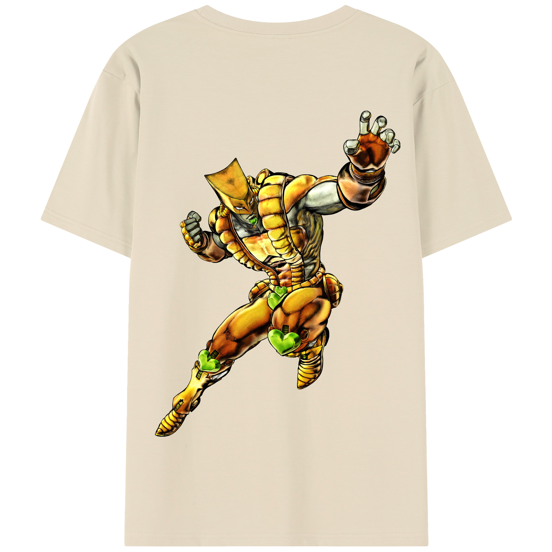 （画像用） ジョジョの奇妙な冒険 ディオ?ブランドー JoJo's Bizarre Adventure Dio Brando 綿100％半袖Tシャツ（背面プリント）