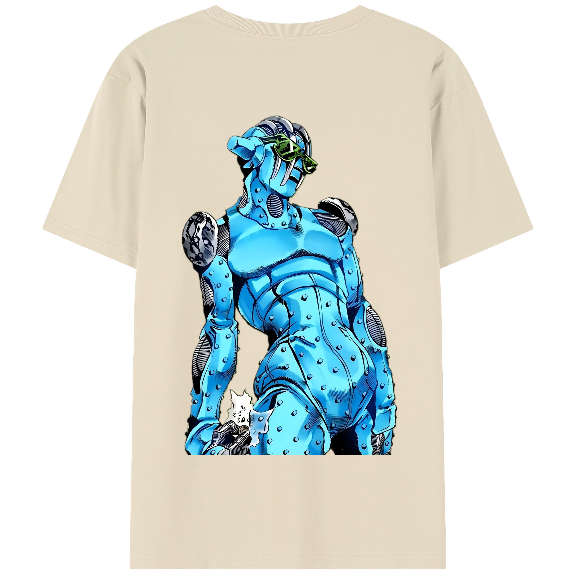 （画像用） ジョジョの奇妙な冒険 JoJo's Bizarre Adventure 綿100％半袖Tシャツ（背面プリント）
