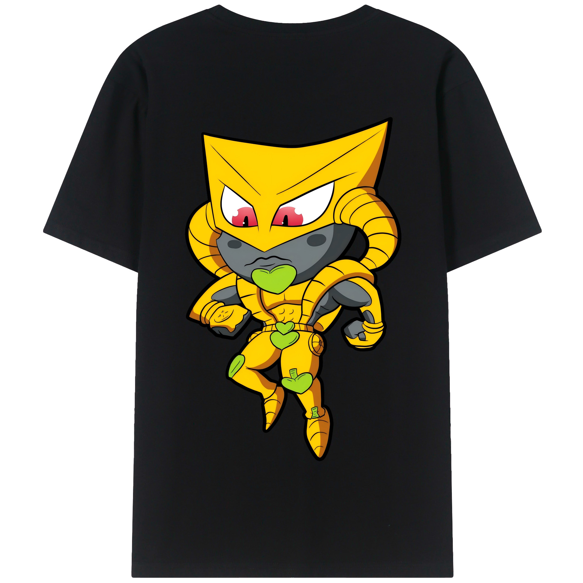 （画像用） ジョジョの奇妙な冒険 ディオ?ブランドー JoJo's Bizarre Adventure Dio Brando 綿100％半袖Tシャツ（背面プリント）