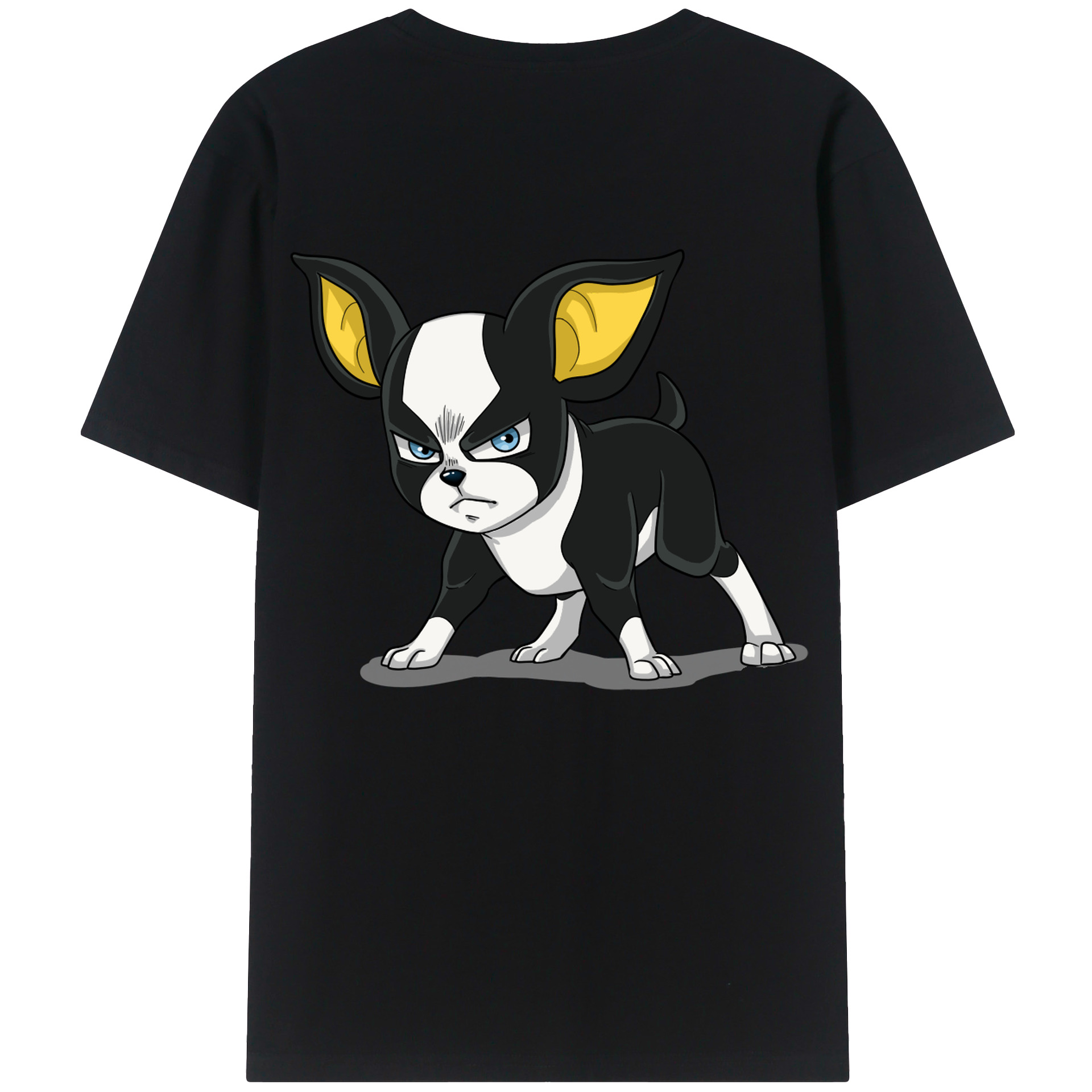 （画像用） ジョジョの奇妙な冒険 イギー JoJo's Bizarre Adventure Iggy 綿100％半袖Tシャツ（背面プリント）