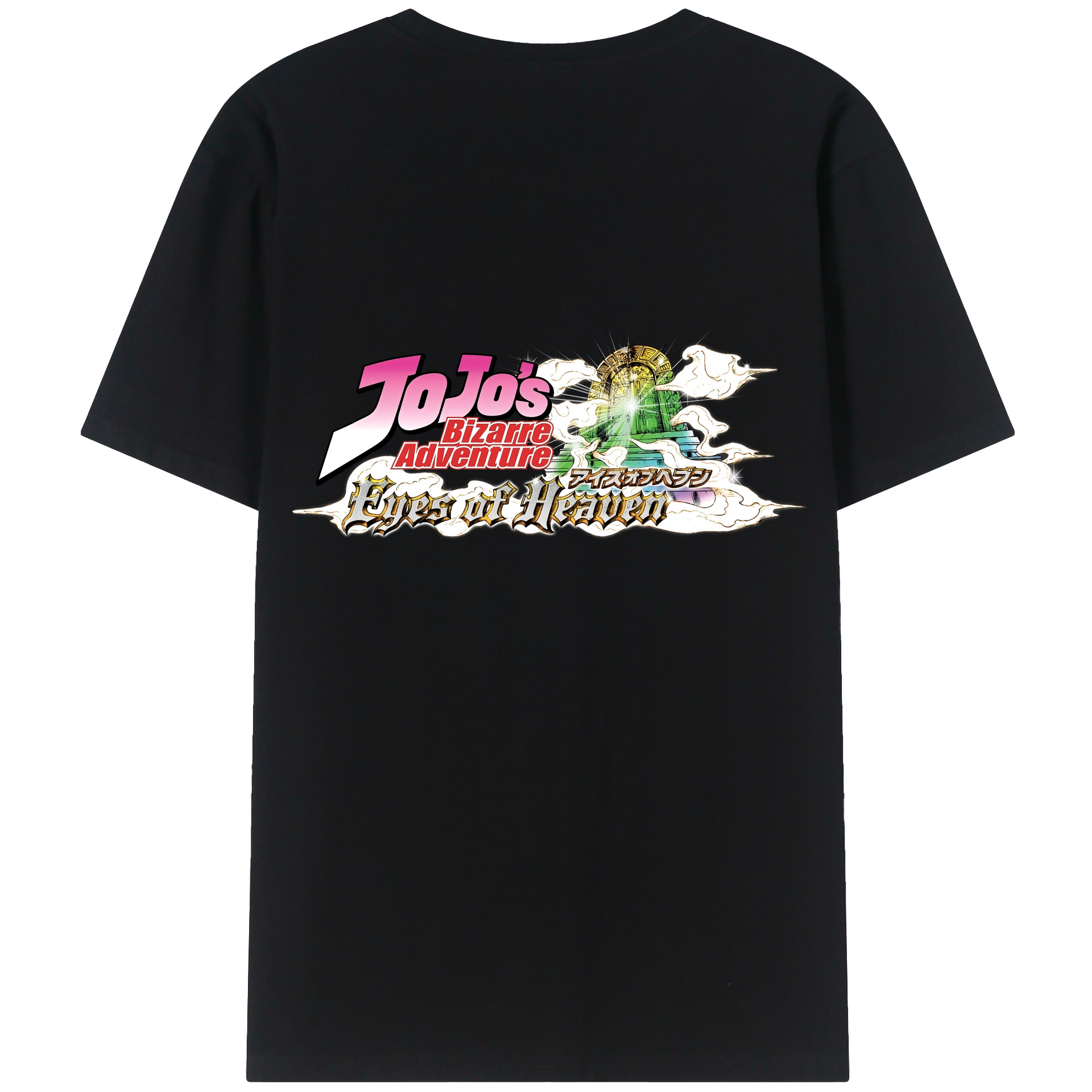 （画像用） ジョジョの奇妙な冒険 JoJo's Bizarre Adventure 綿100％半袖Tシャツ（背面プリント）