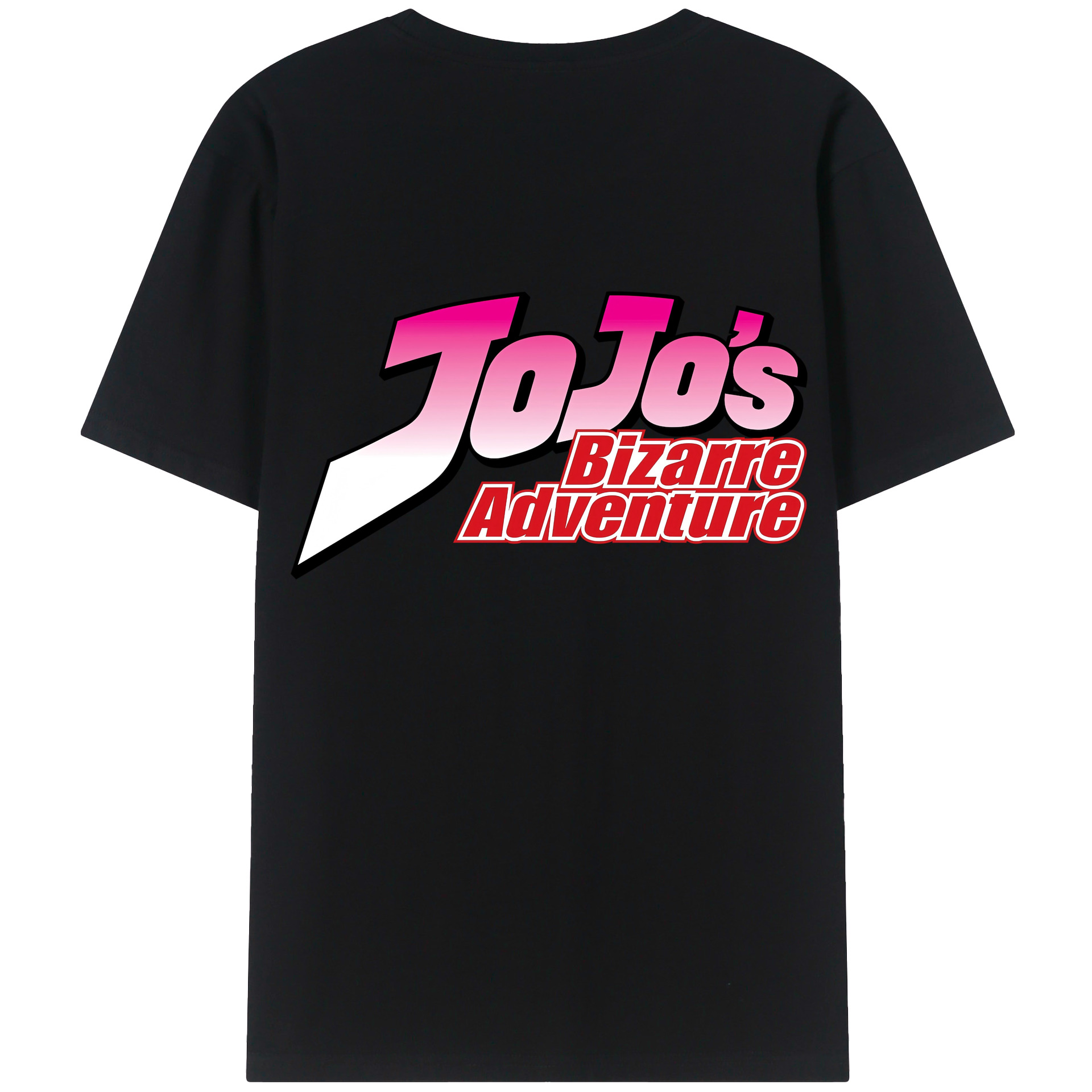 （画像用） ジョジョの奇妙な冒険 JoJo's Bizarre Adventure 綿100％半袖Tシャツ（背面プリント）