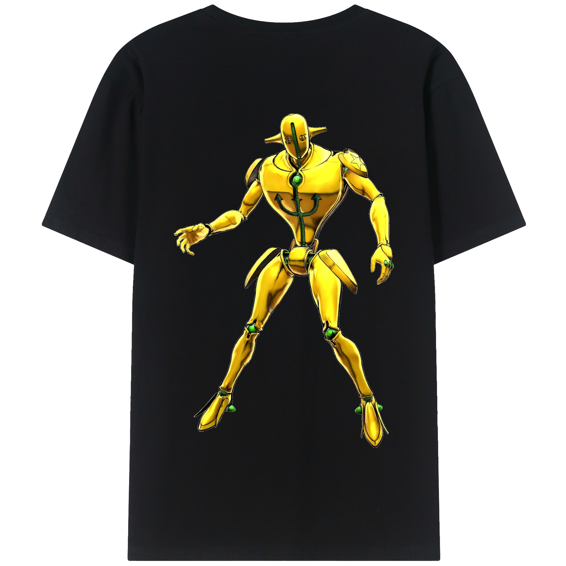 （画像用） ジョジョの奇妙な冒険 JoJo's Bizarre Adventure 綿100％半袖Tシャツ（背面プリント）