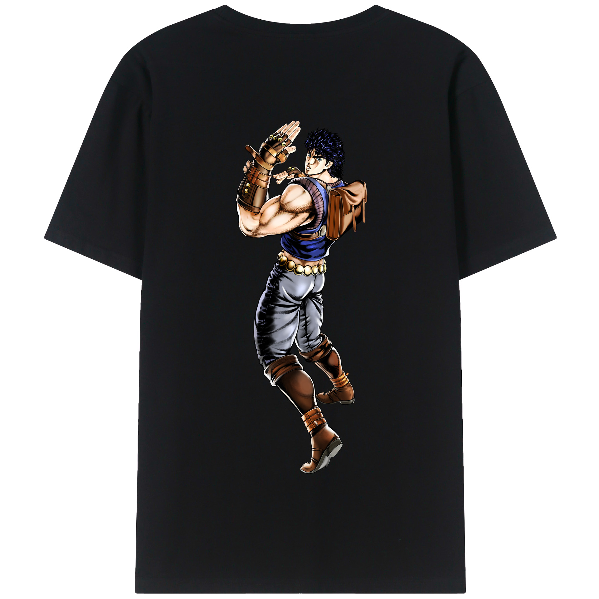 （画像用） ジョジョの奇妙な冒険 /ジョナサン?ジョースター JoJo's Bizarre Adventure Jonathan Joestar 綿100％半袖Tシャツ（背面プリント）