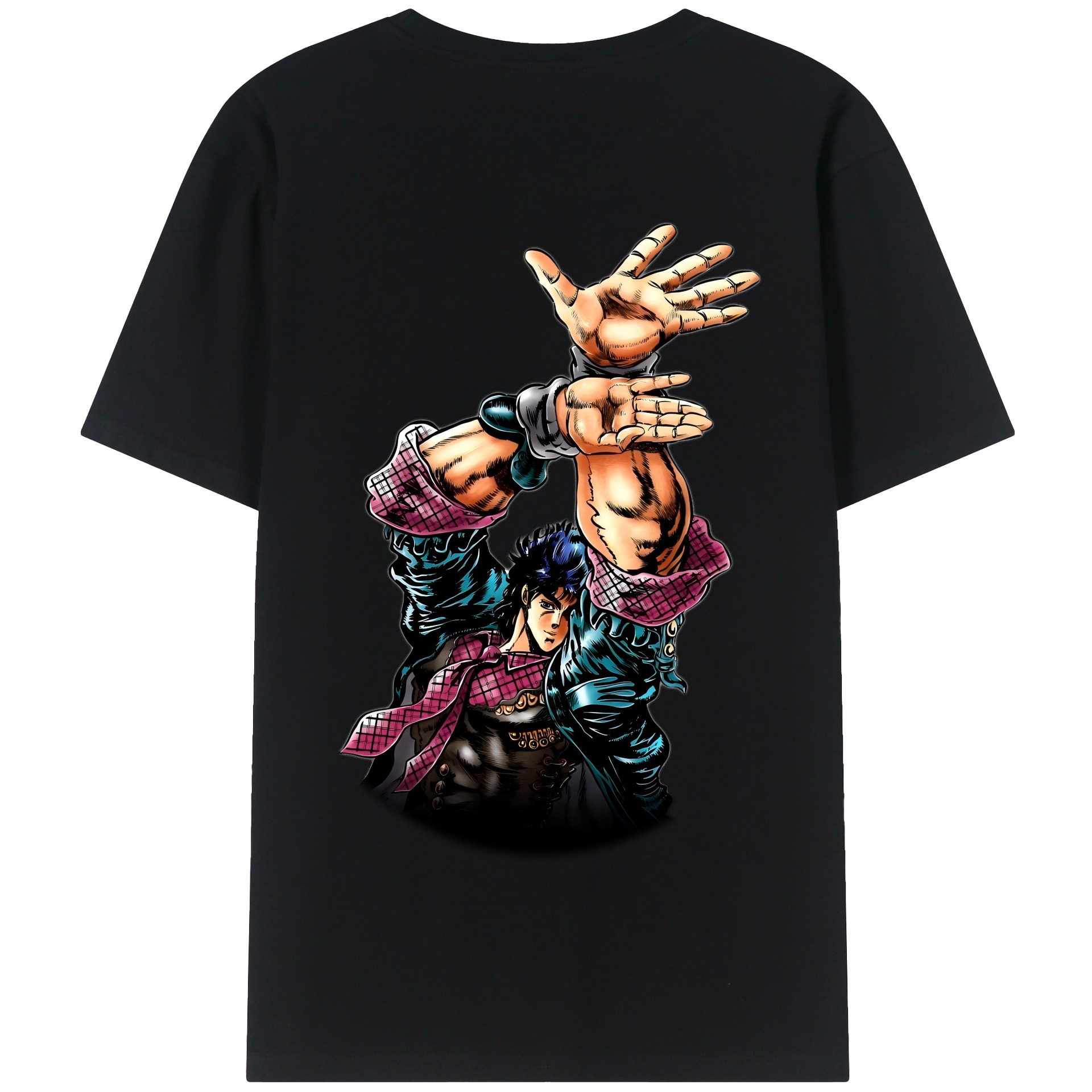 （画像用） ジョジョの奇妙な冒険 /ジョナサン?ジョースター JoJo's Bizarre Adventure Jonathan Joestar 綿100％半袖Tシャツ（背面プリント）