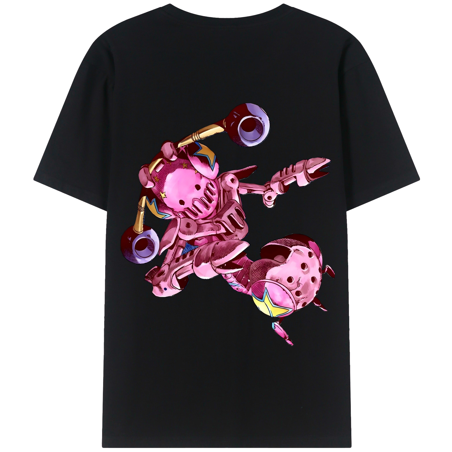 （画像用） ジョジョの奇妙な冒険 ジョナサン?ジョースター JoJo's Bizarre Adventure Jonathan Joestar 綿100％半袖Tシャツ（背面プリント）