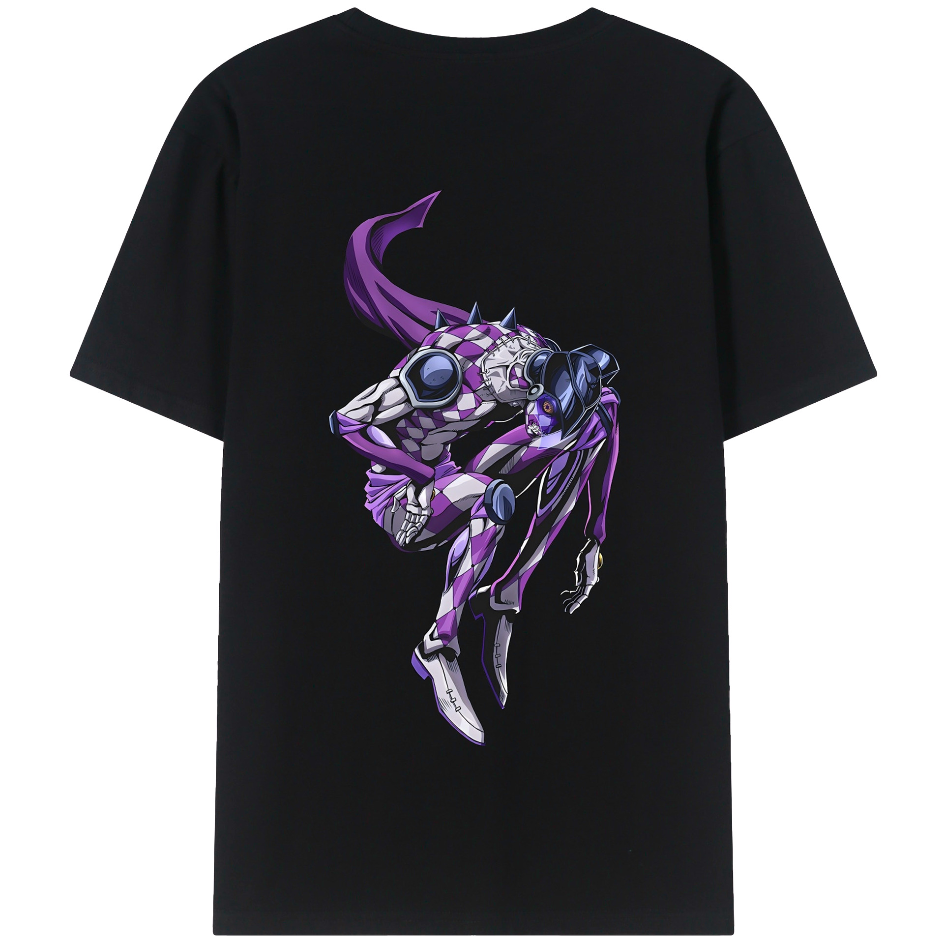 （画像用） ジョジョの奇妙な冒険 パンナコッタ?フー JoJo's Bizarre Adventure Pannacotta Fugo 綿100％半袖Tシャツ（背面プリント）