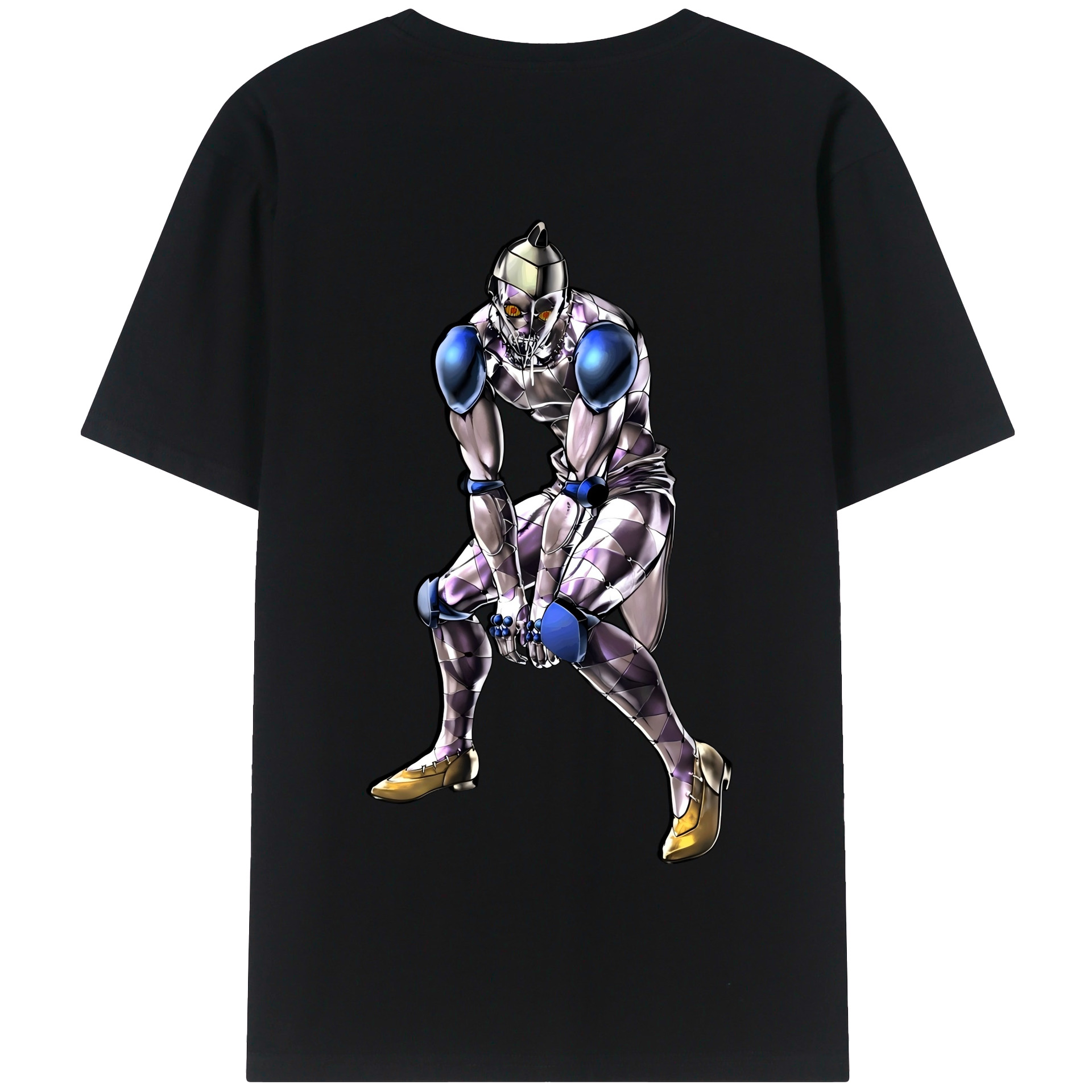 （画像用） ジョジョの奇妙な冒険 JoJo's Bizarre Adventure 綿100％半袖Tシャツ（背面プリント）