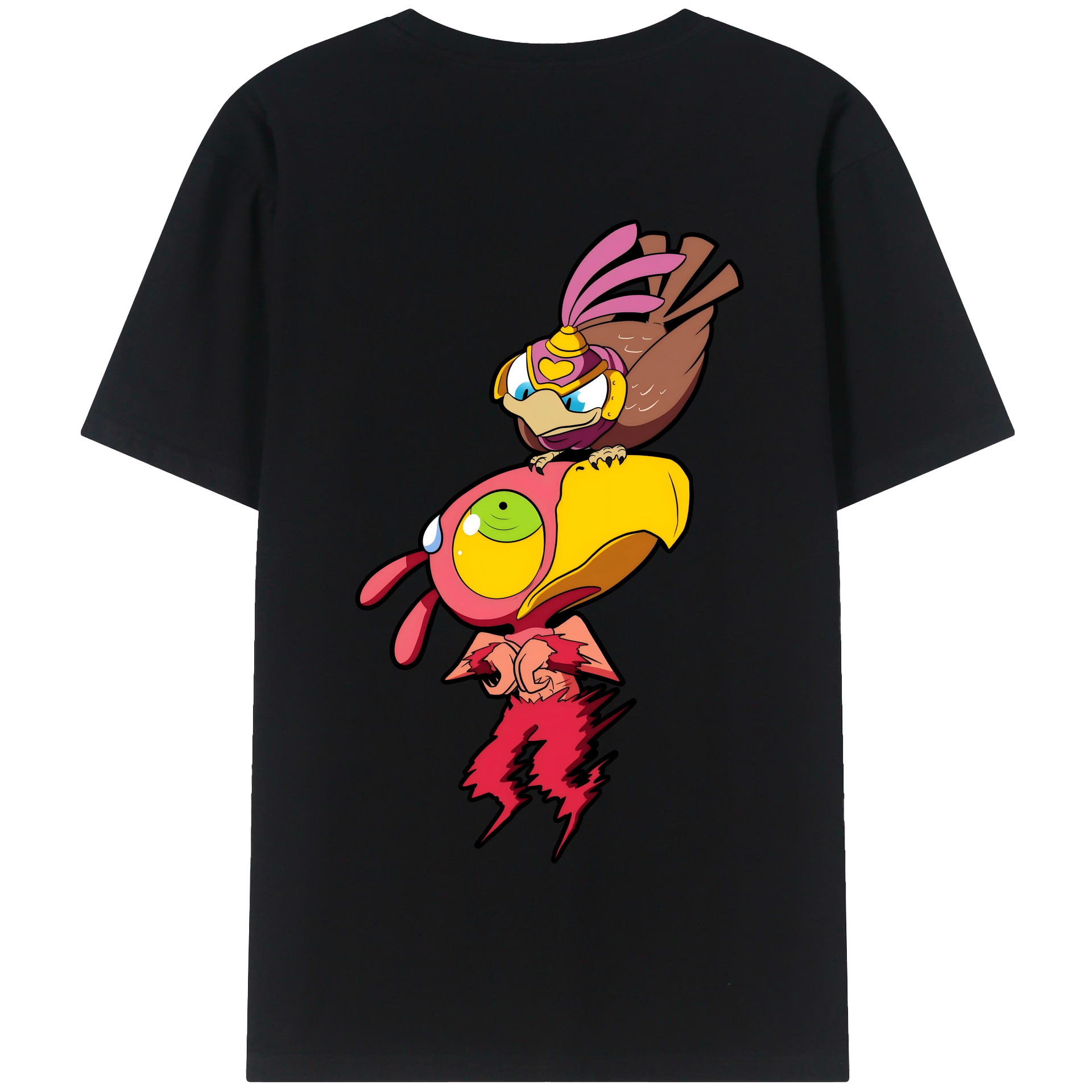 （画像用） ジョジョの奇妙な冒険 JoJo's Bizarre Adventure 綿100％半袖Tシャツ（背面プリント）