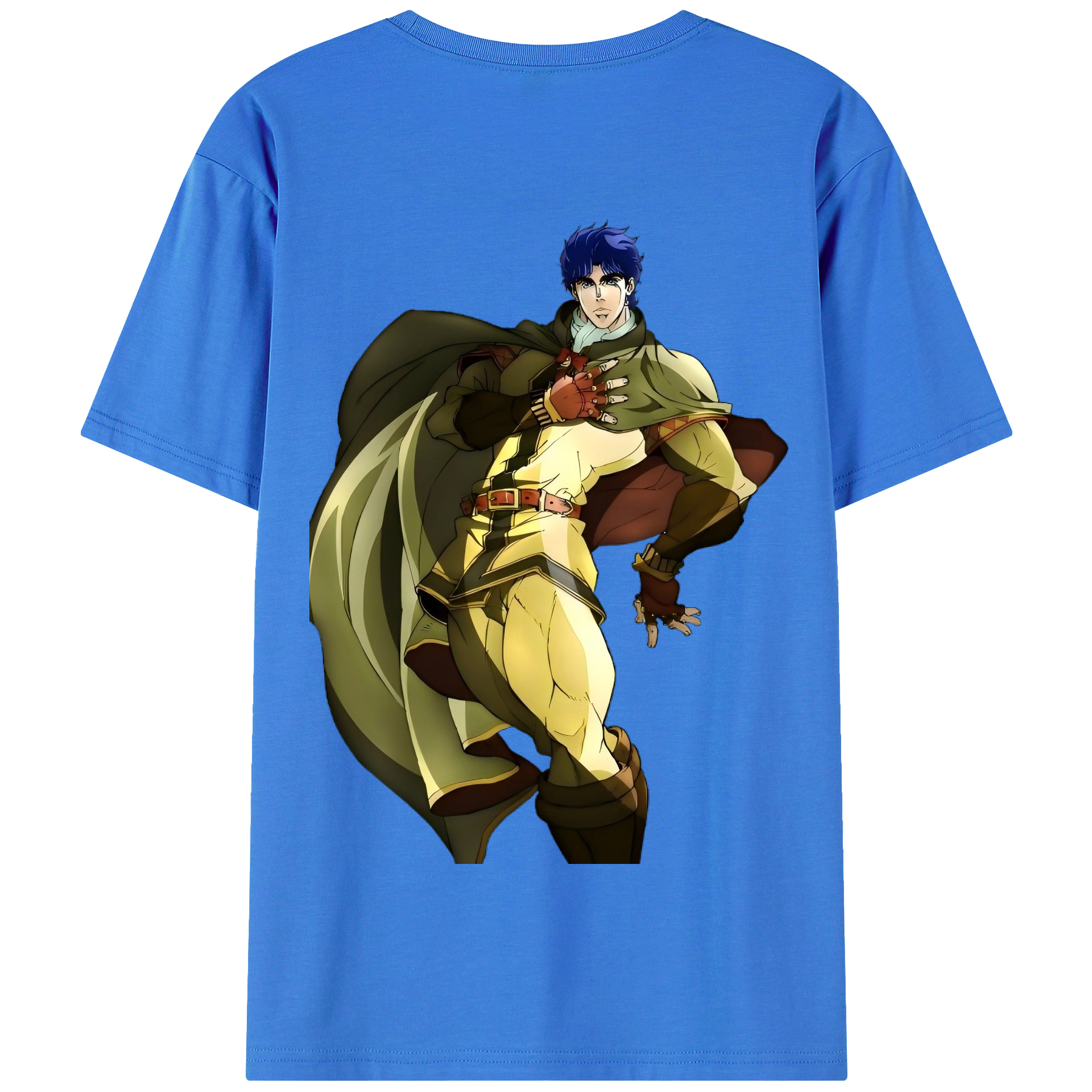 （画像用） ジョジョの奇妙な冒険 /ジョナサン?ジョースター JoJo's Bizarre Adventure Jonathan Joestar 綿100％半袖Tシャツ（背面プリント）