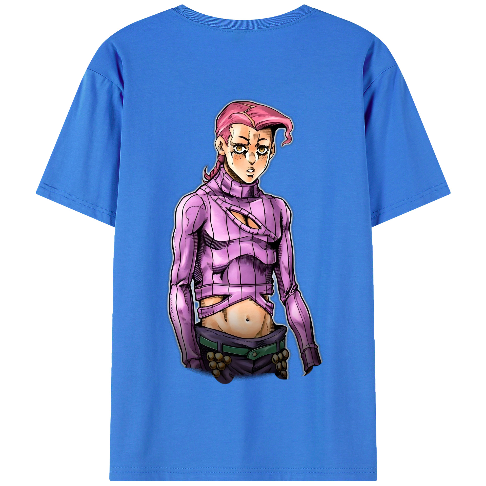 （画像用） ジョジョの奇妙な冒険 ビネガー?ドッピオ JoJo's Bizarre Adventure Vinegar Doppio 綿100％半袖Tシャツ（背面プリント）