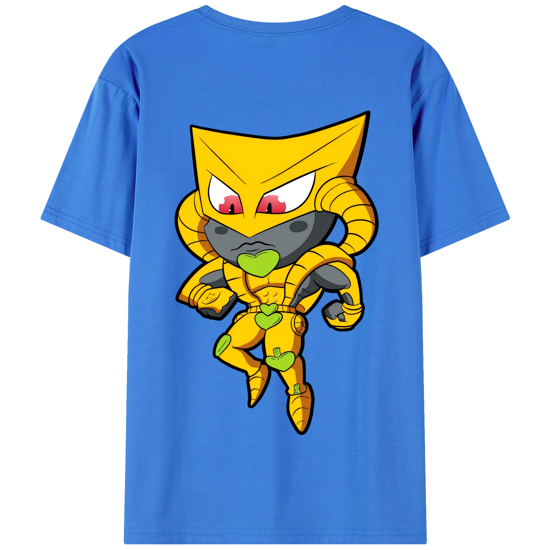 （画像用） ジョジョの奇妙な冒険 ディオ?ブランドー JoJo's Bizarre Adventure Dio Brando 綿100％半袖Tシャツ（背面プリント）