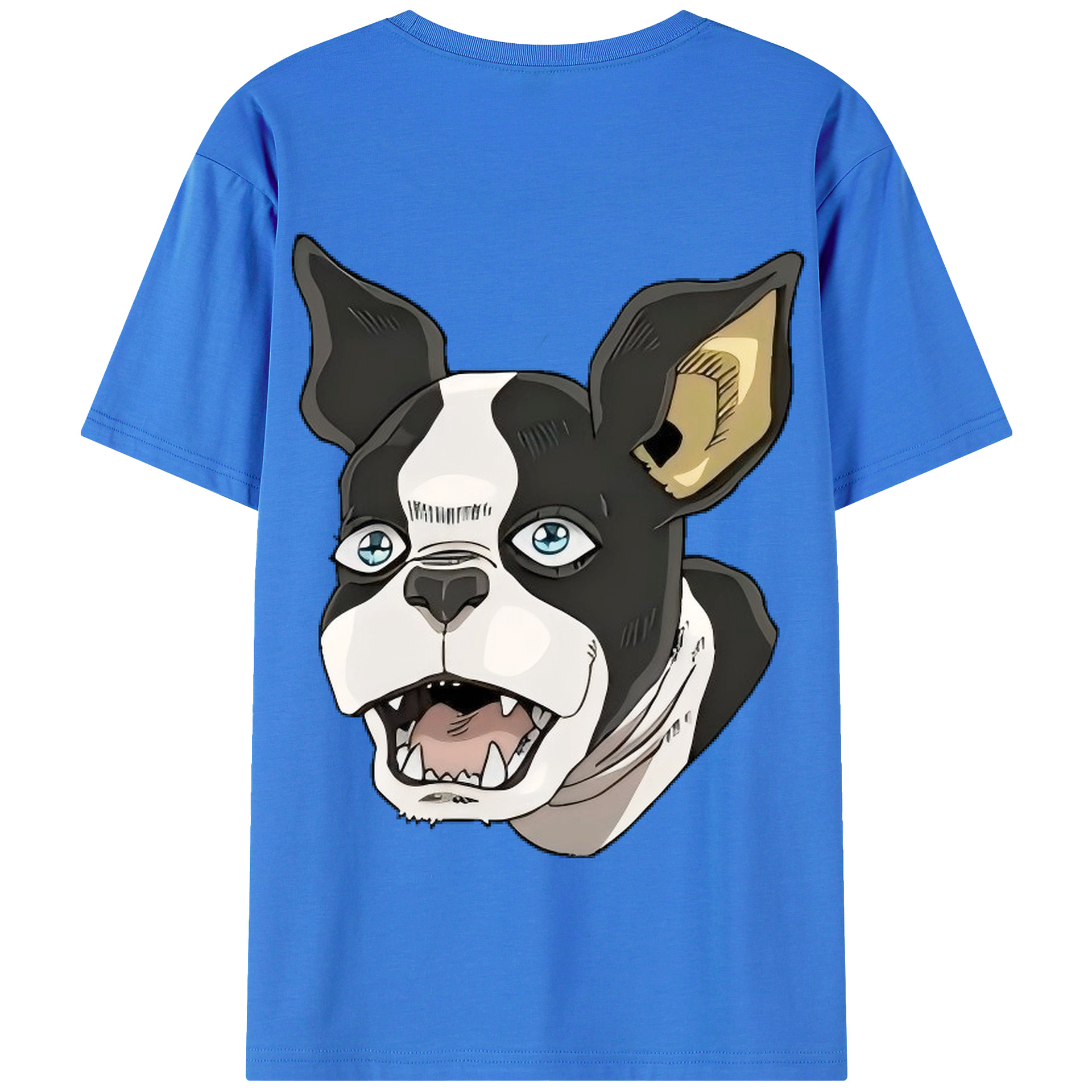 （画像用） ジョジョの奇妙な冒険 イギー JoJo's Bizarre Adventure Iggy 綿100％半袖Tシャツ（背面プリント）