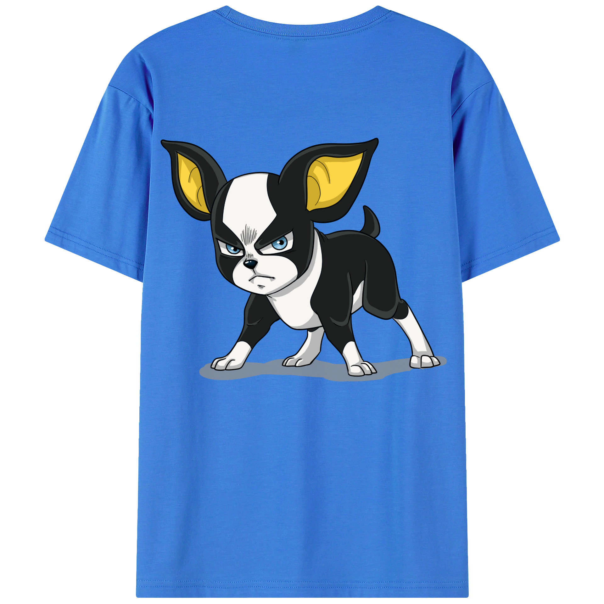 （画像用） ジョジョの奇妙な冒険 イギー JoJo's Bizarre Adventure Iggy 綿100％半袖Tシャツ（背面プリント）