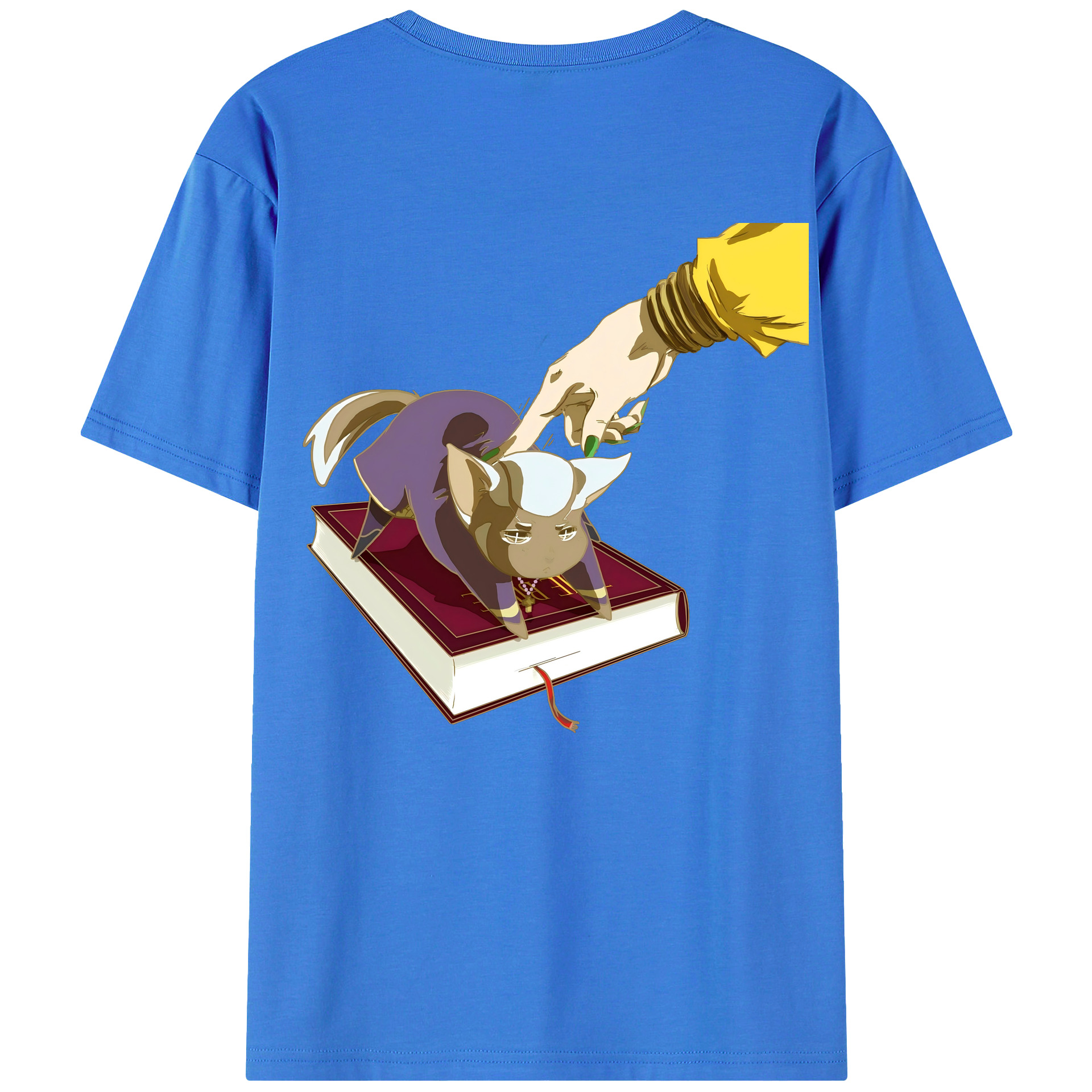 （画像用） ジョジョの奇妙な冒険 JoJo's Bizarre Adventure 綿100％半袖Tシャツ（背面プリント）