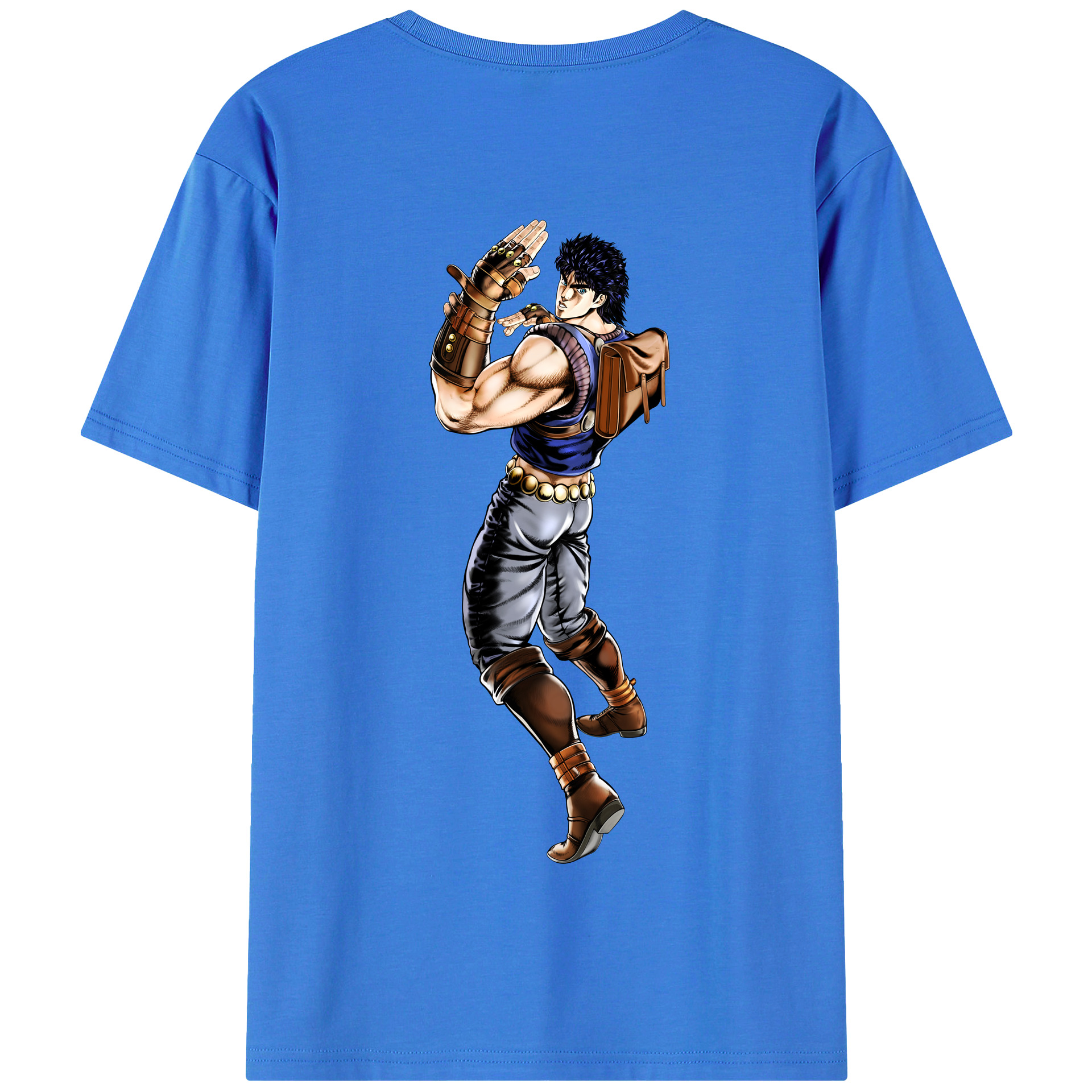（画像用） ジョジョの奇妙な冒険 /ジョナサン?ジョースター JoJo's Bizarre Adventure Jonathan Joestar 綿100％半袖Tシャツ（背面プリント）