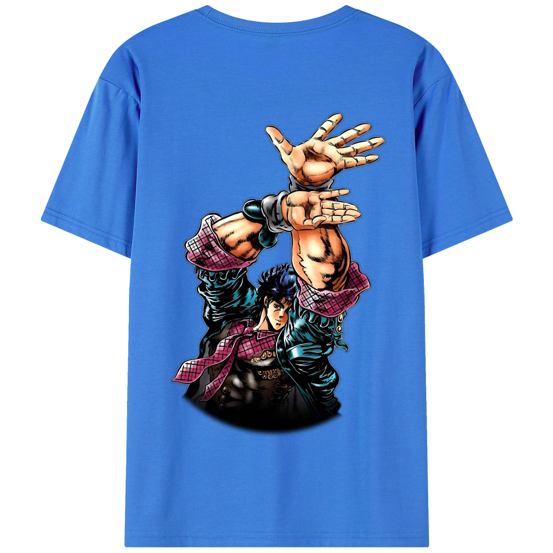 （画像用） ジョジョの奇妙な冒険 /ジョナサン?ジョースター JoJo's Bizarre Adventure Jonathan Joestar 綿100％半袖Tシャツ（背面プリント）