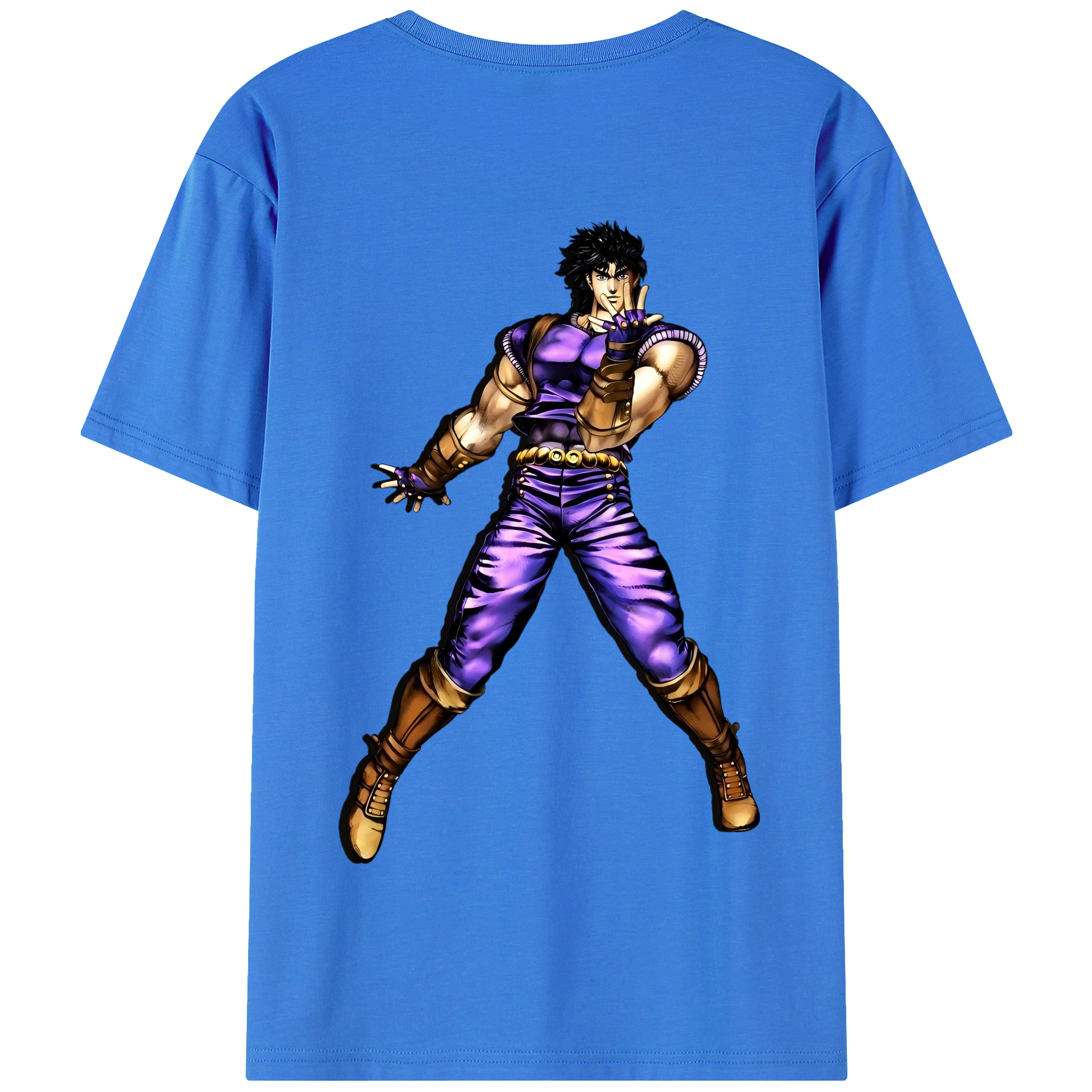 （画像用） ジョジョの奇妙な冒険 /ジョナサン?ジョースター JoJo's Bizarre Adventure Jonathan Joestar 綿100％半袖Tシャツ（背面プリント）