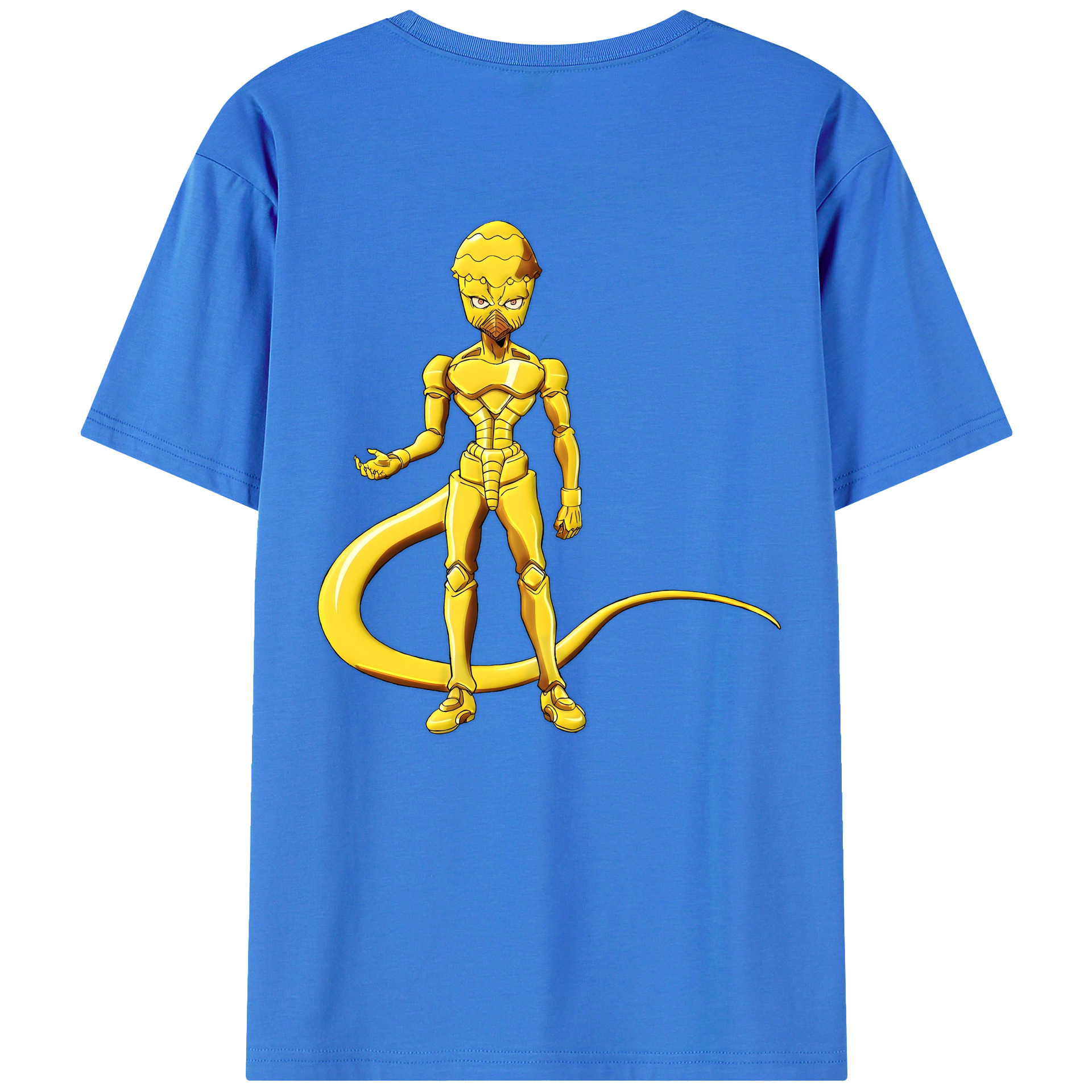 （画像用） ジョジョの奇妙な冒険 おといし あきら JoJo's Bizarre Adventure Akira Otoishi 綿100％半袖Tシャツ（背面プリント）