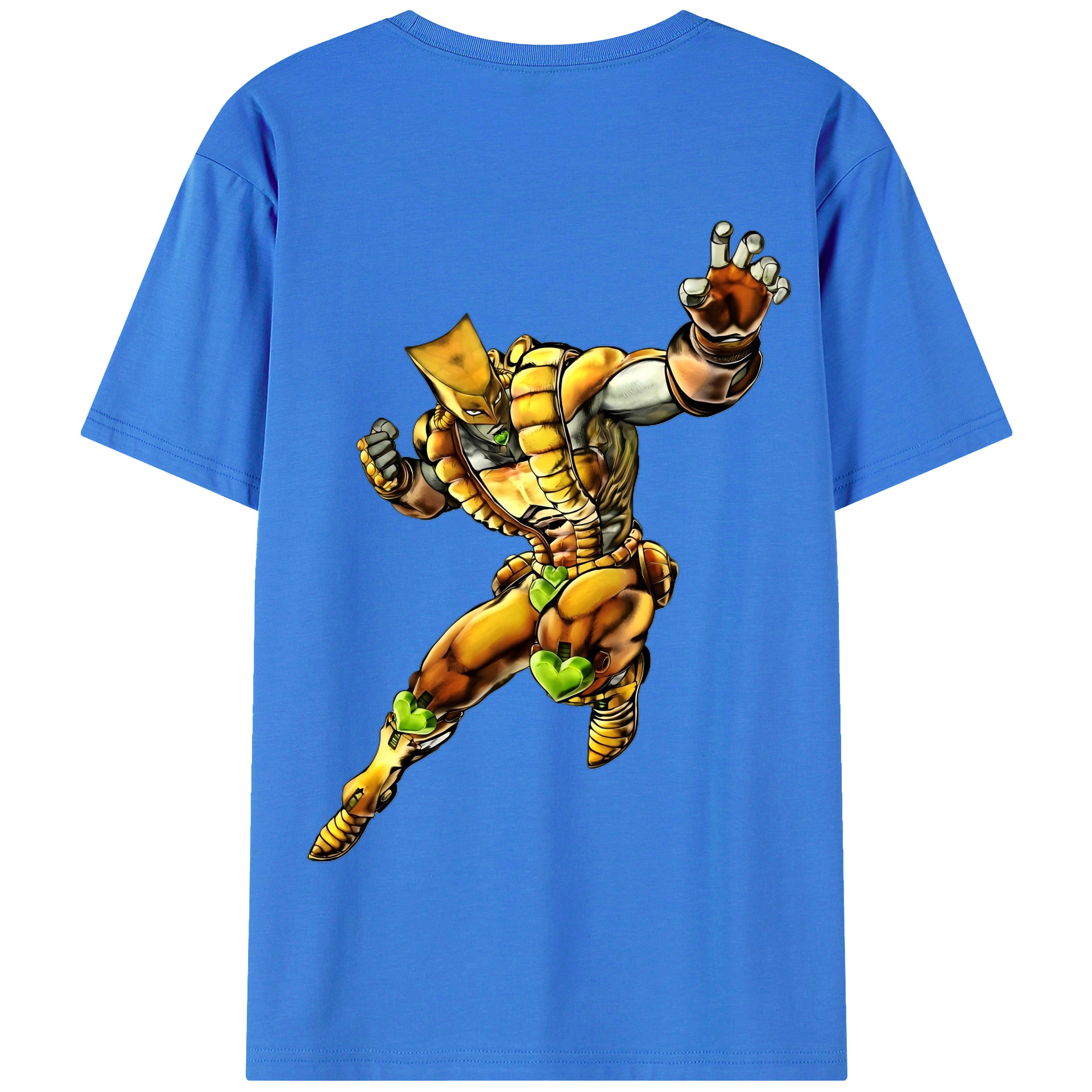 （画像用） ジョジョの奇妙な冒険 ディオ?ブランドー JoJo's Bizarre Adventure Dio Brando 綿100％半袖Tシャツ（背面プリント）