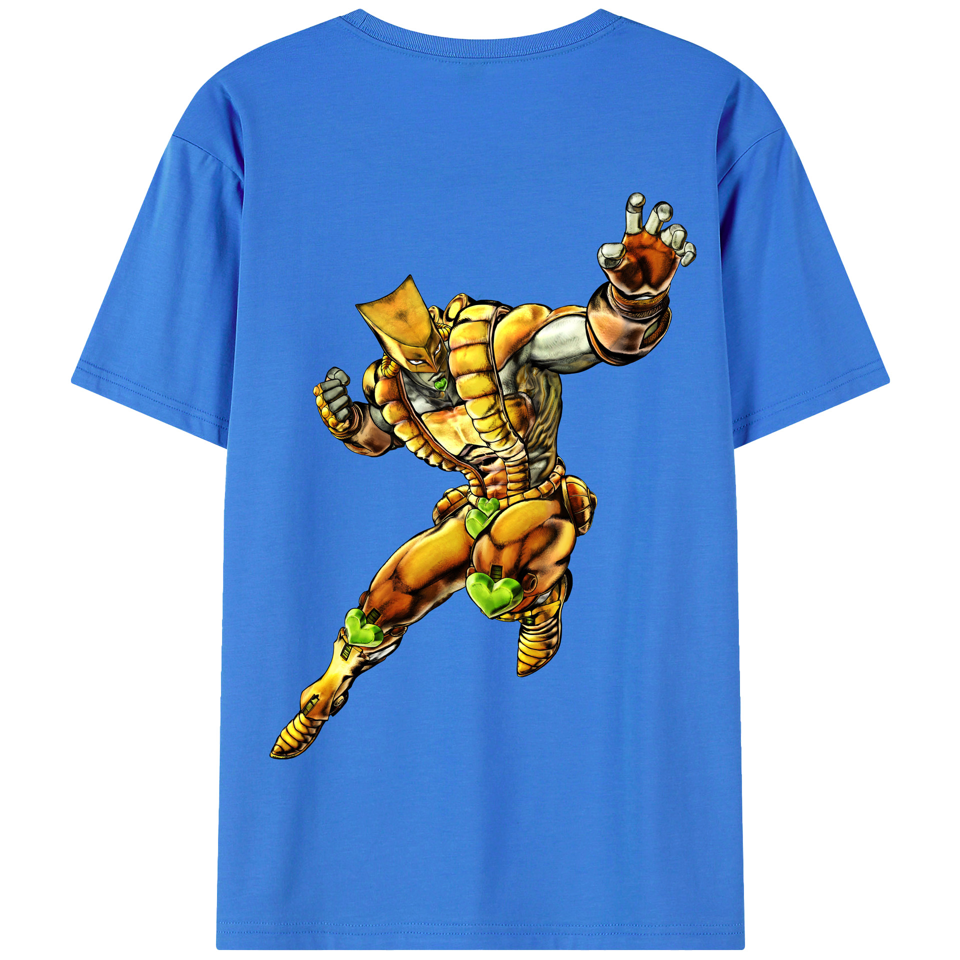 （画像用） ジョジョの奇妙な冒険 ディオ?ブランドー JoJo's Bizarre Adventure Dio Brando 綿100％半袖Tシャツ（背面プリント）